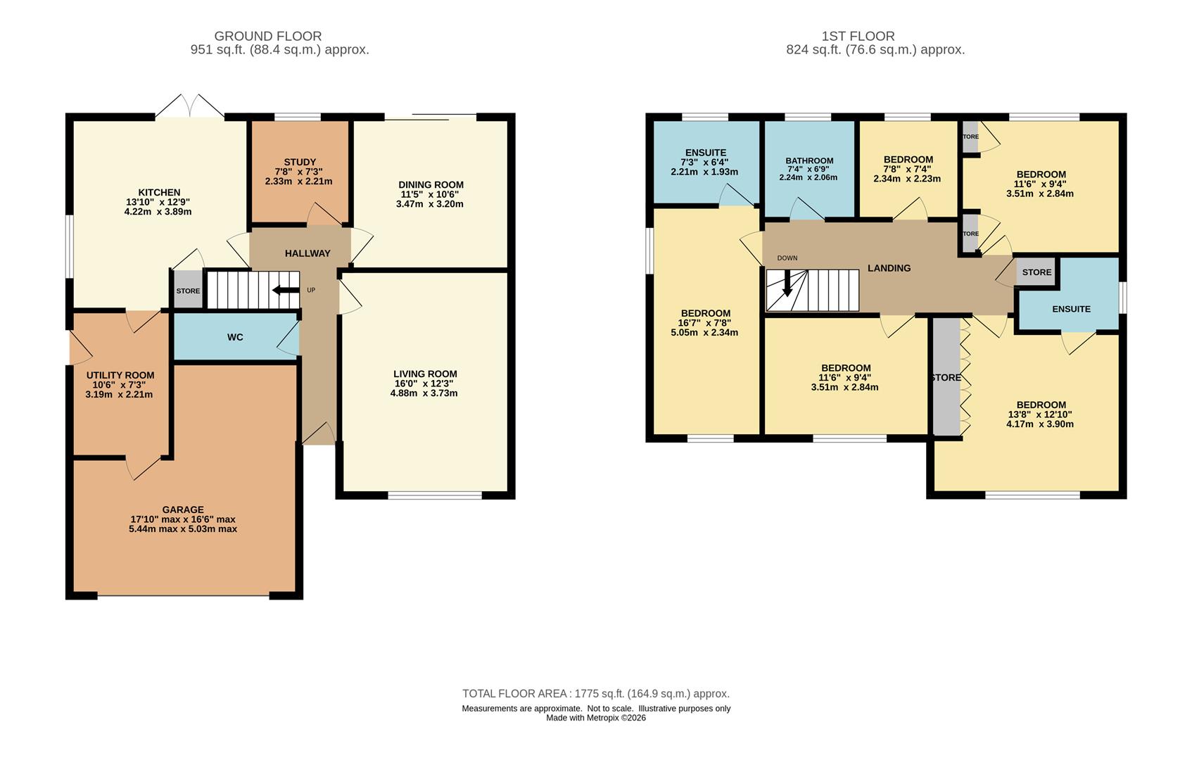 4, Orwell Close, Cheshire floorplan