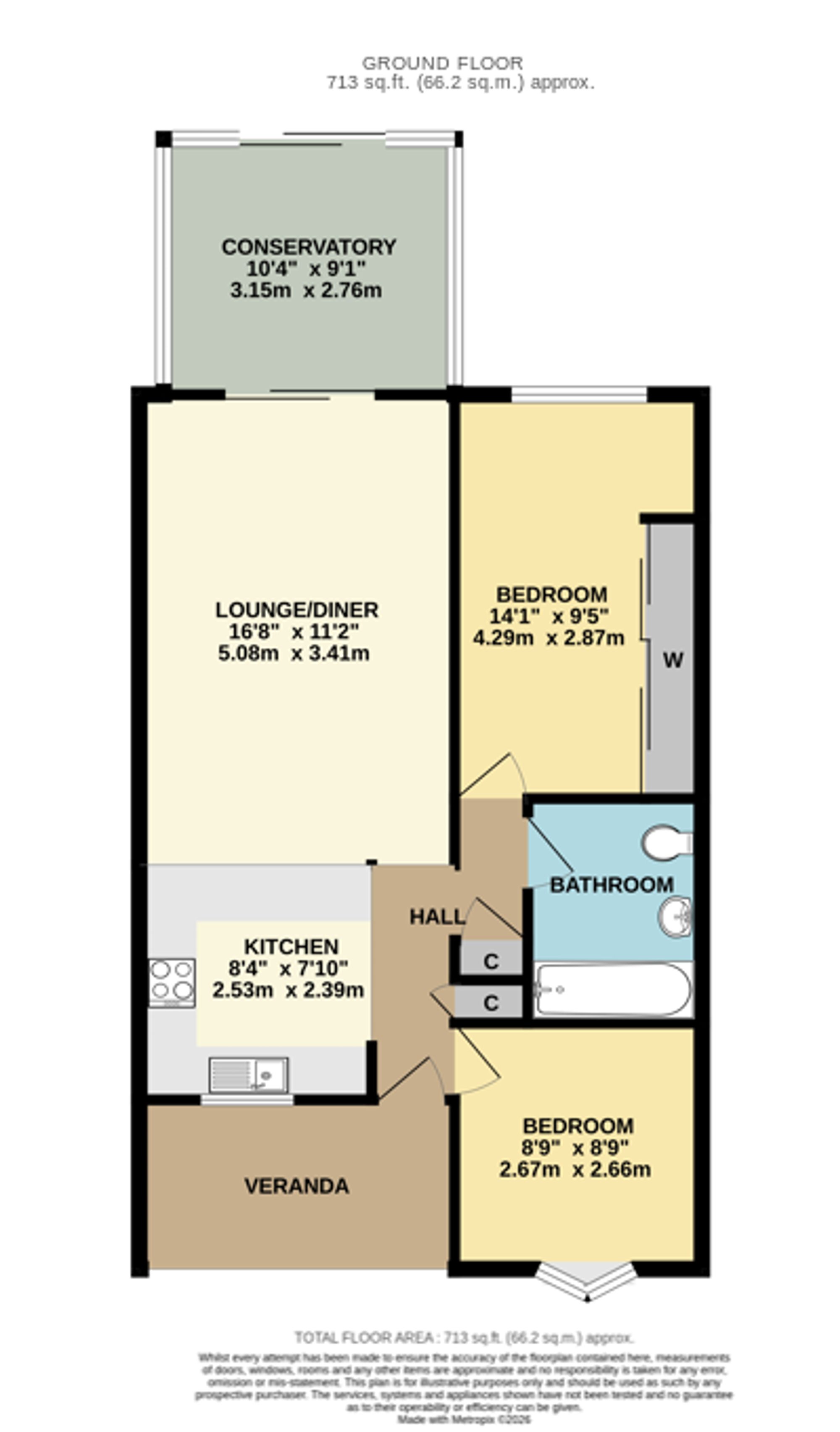 28 Ambleside, Southampton floorplan