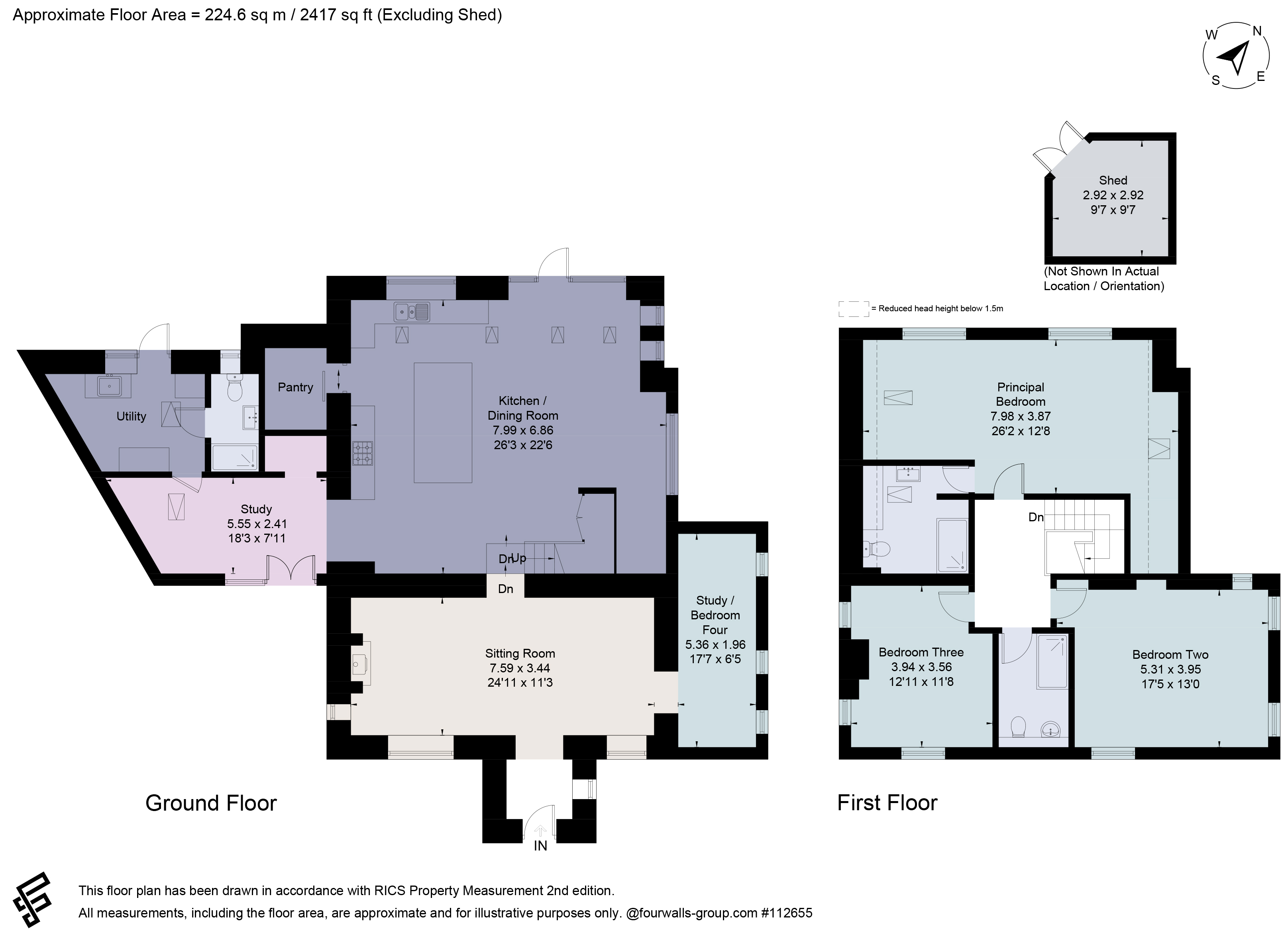 Bellhorse Cottage,, Bellhorse Lane, Somerset floorplan