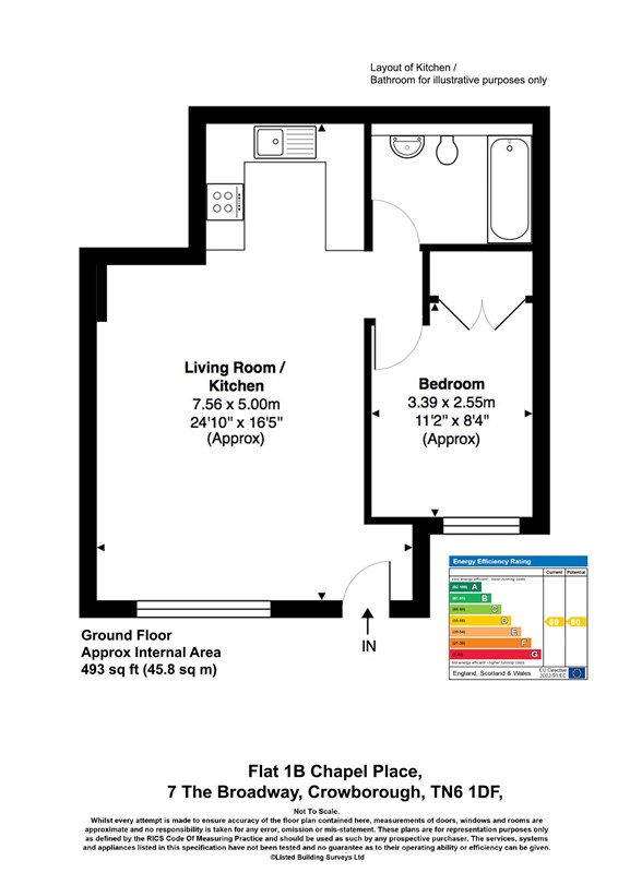 1 Bedrooms  for sale in The Broadway, Crowborough TN6