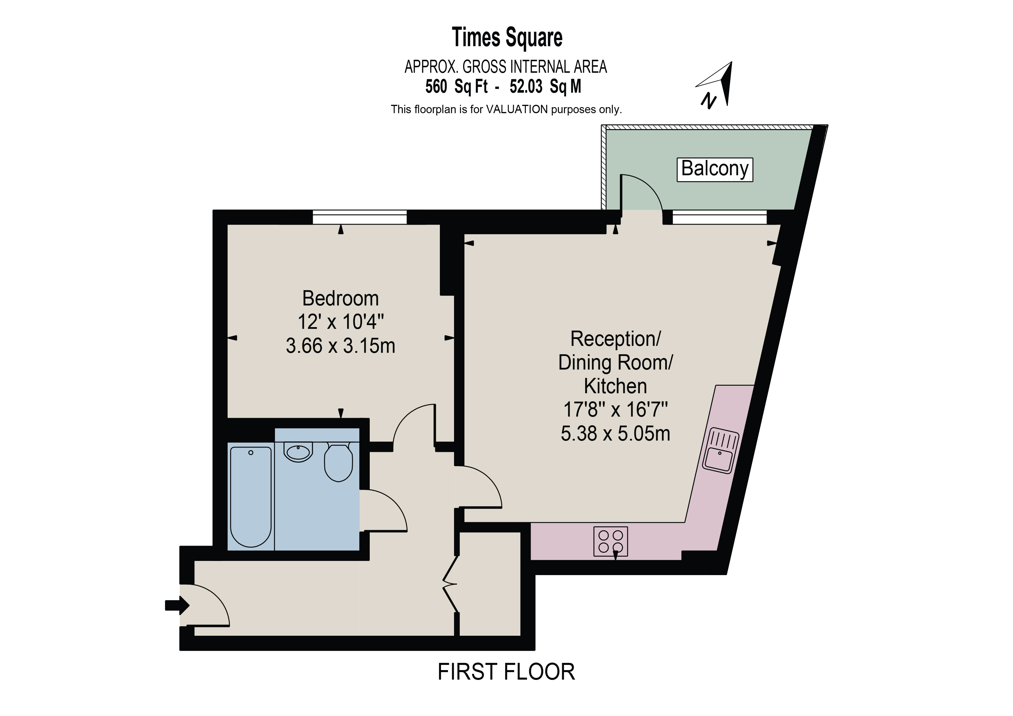 60, Times Square, London floorplan