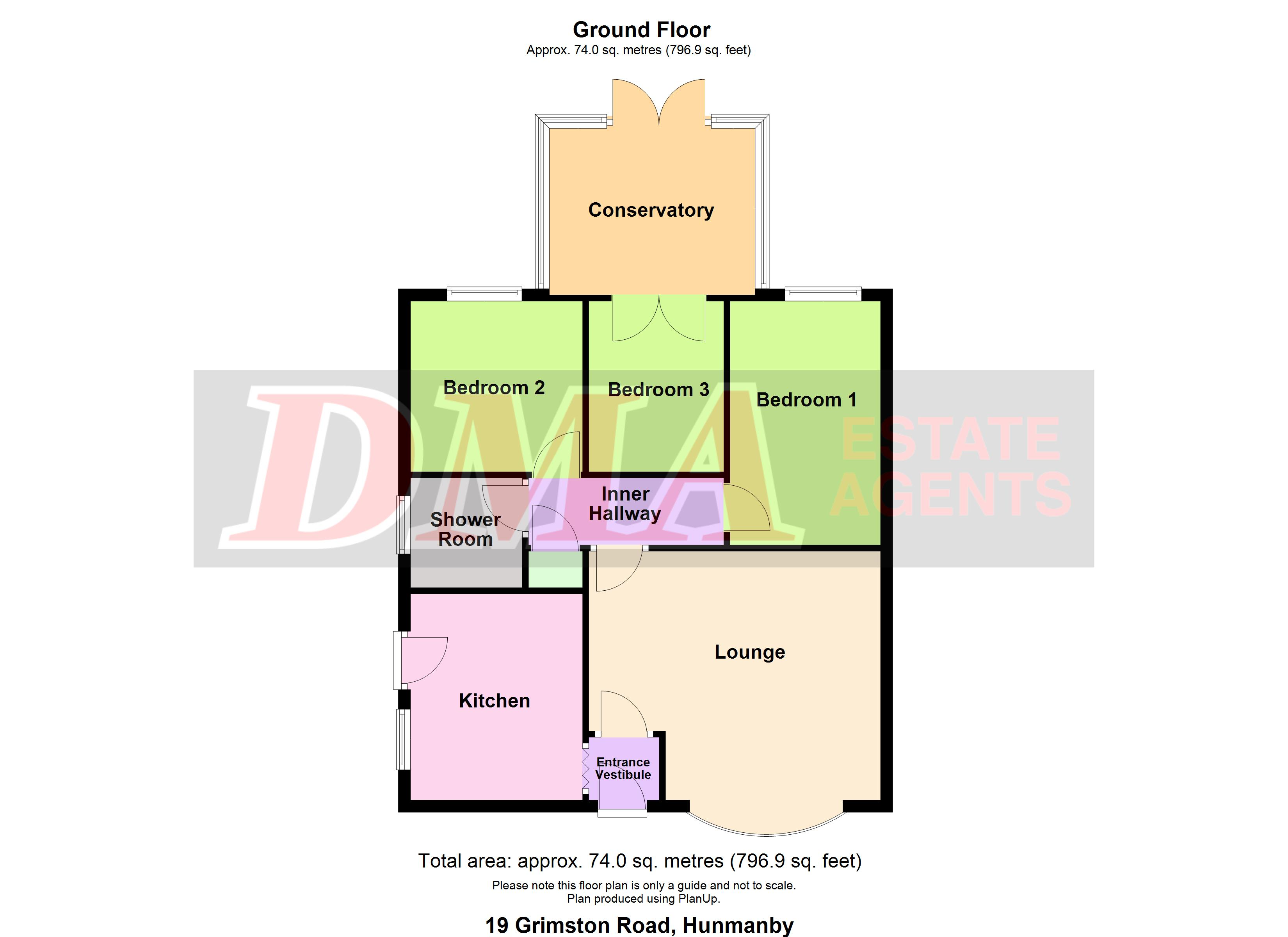 19, Grimston Road, Hunmanby floorplan