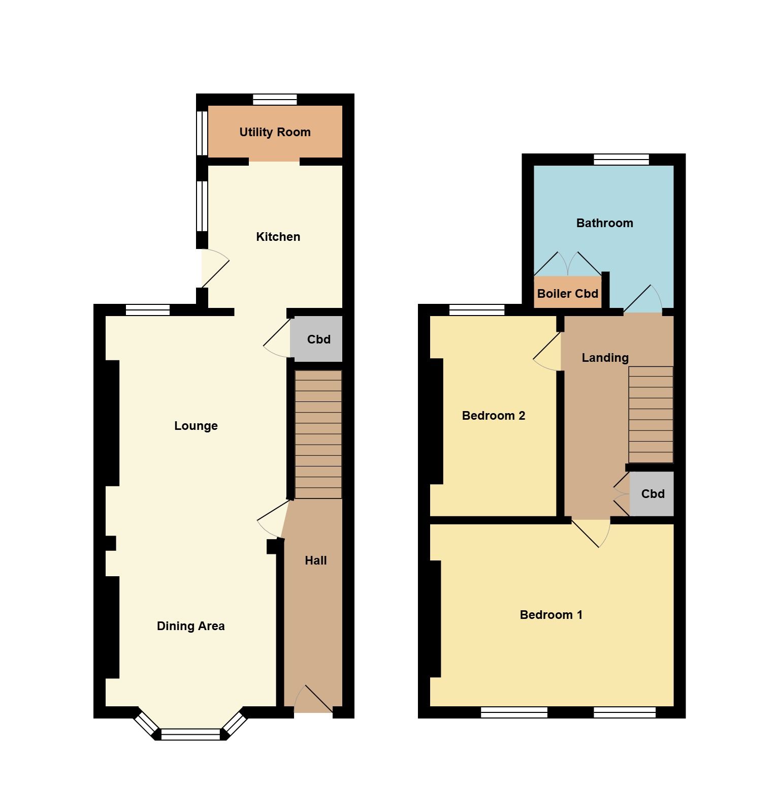 19, Edward Terrace, Caerphilly floorplan