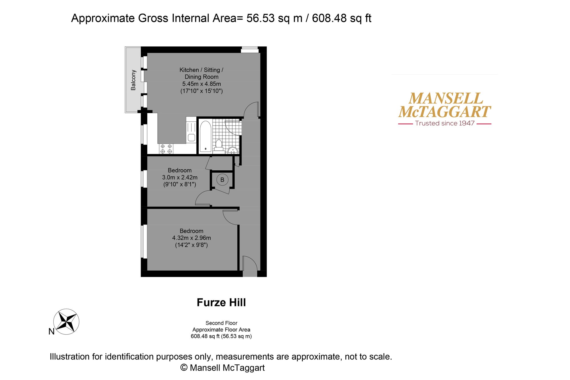25 Furze Hill House Furze Hill, Hove floorplan