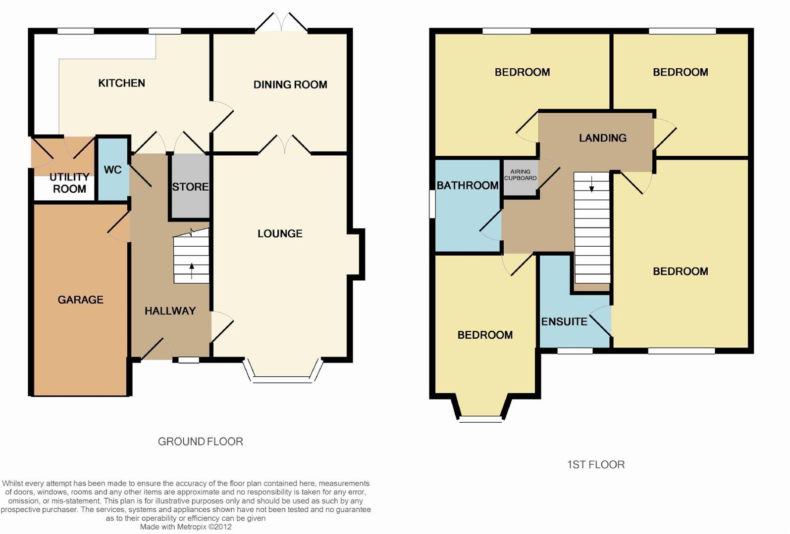 11, Kingsbury Drive, Cheshire floorplan