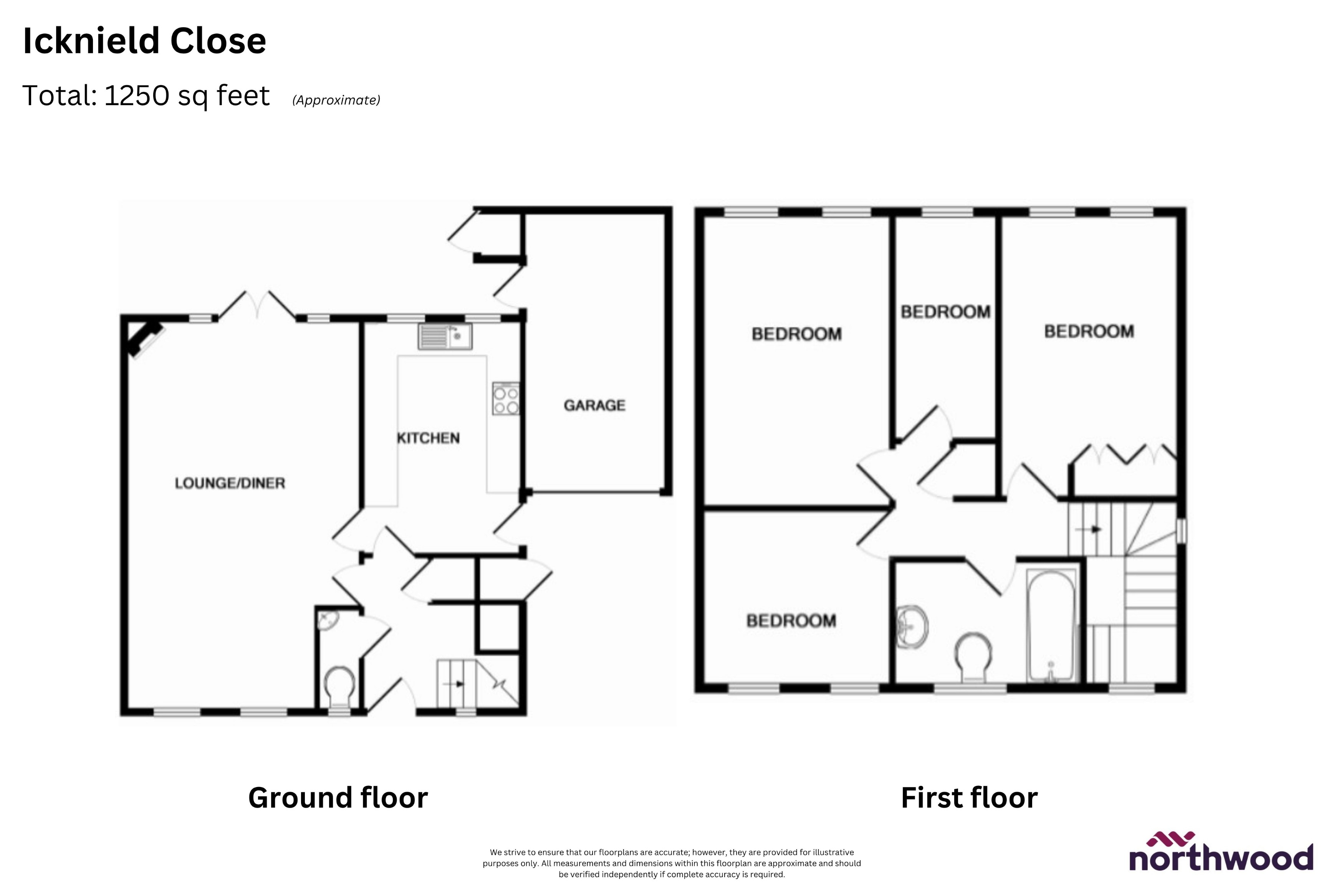 9, Icknield Close, St Albans floorplan