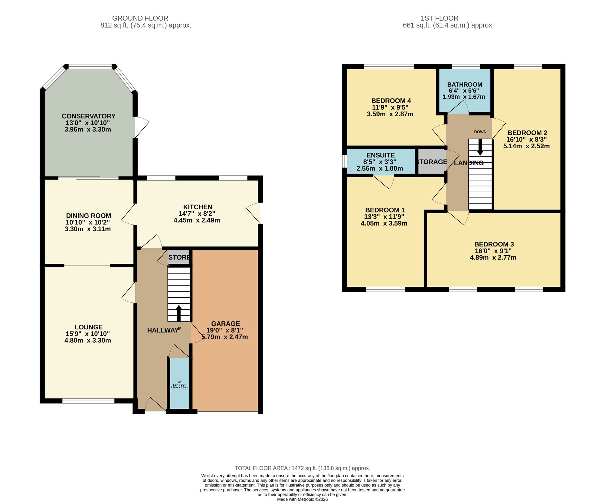 10 Bidston Close, Bury floorplan