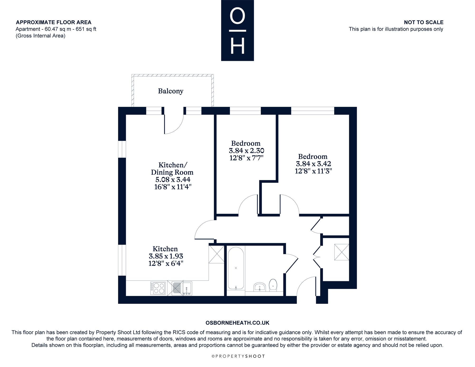 Apt 12, Bathurst House, Ascot floorplan