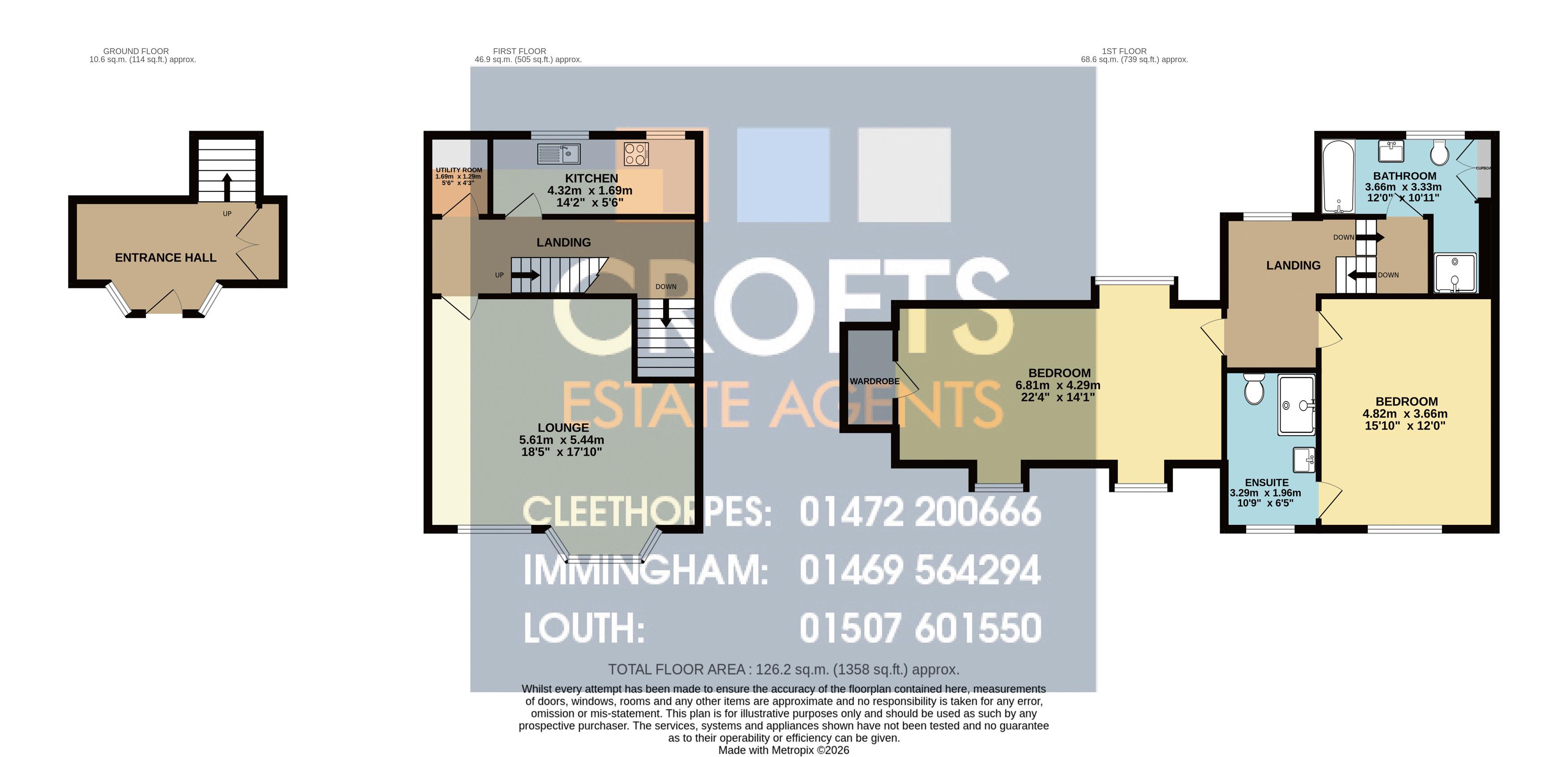 2, Sea View Street, Cleethorpes floorplan