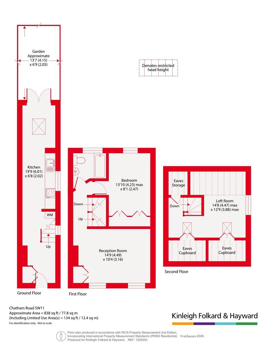 86, Chatham Road, London floorplan