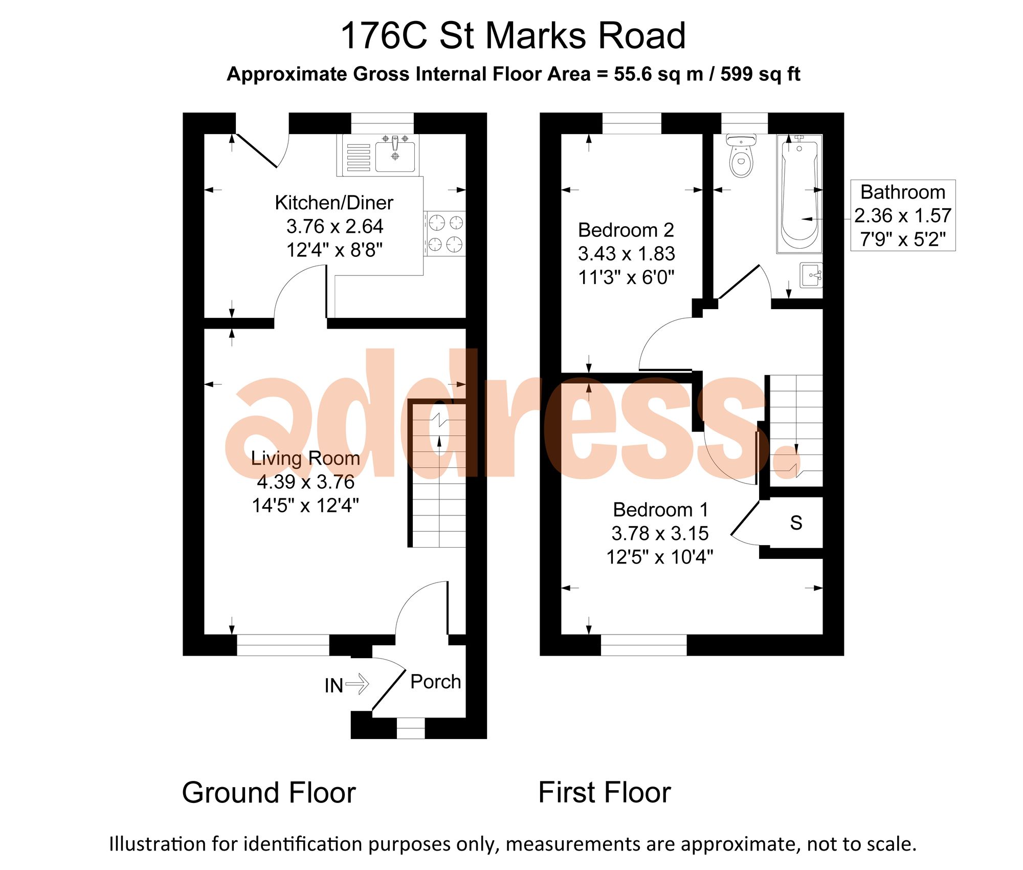 176c St. Marks Road, Chester floorplan
