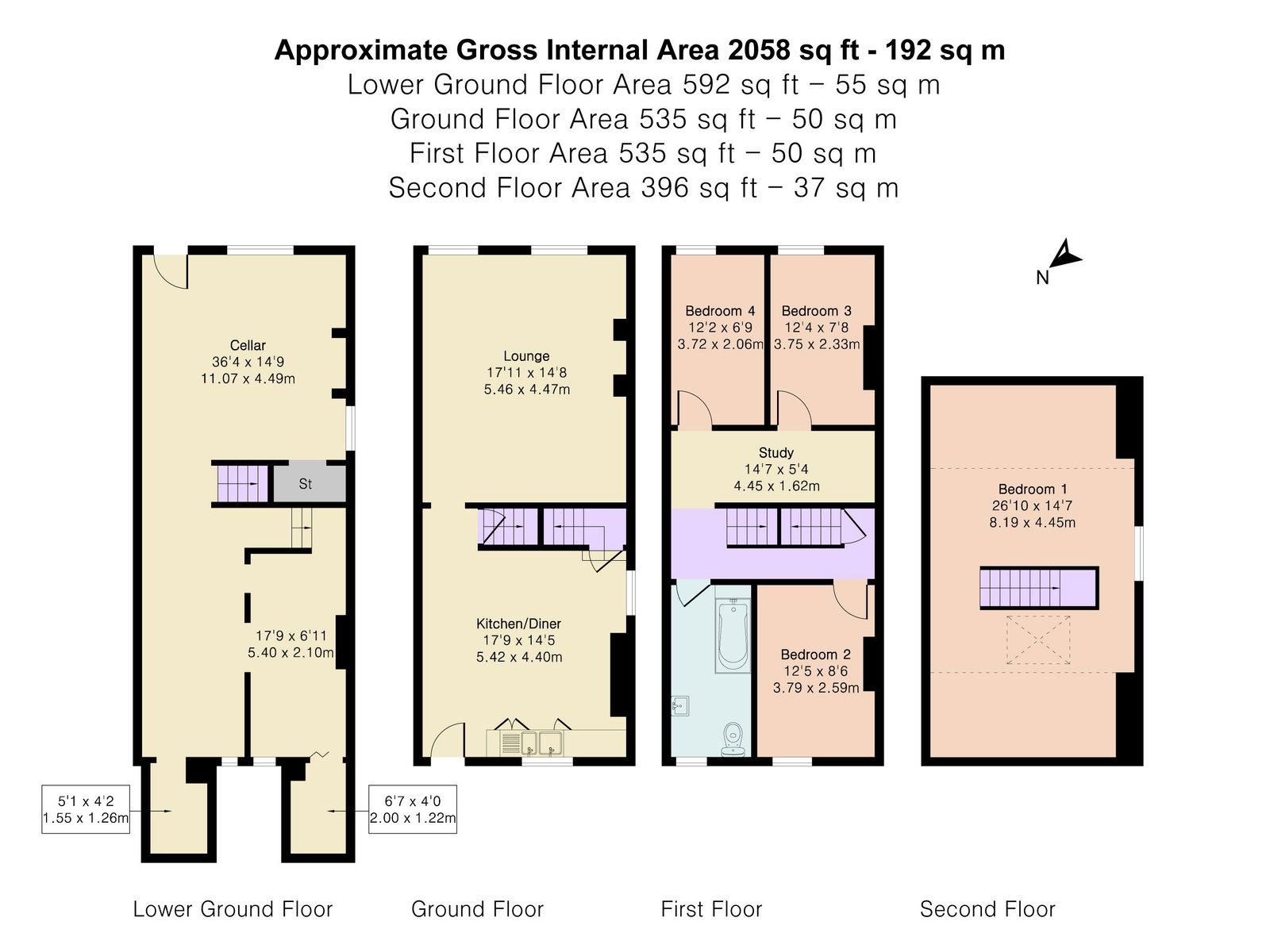 104, Oldham Road, Sowerby Bridge floorplan