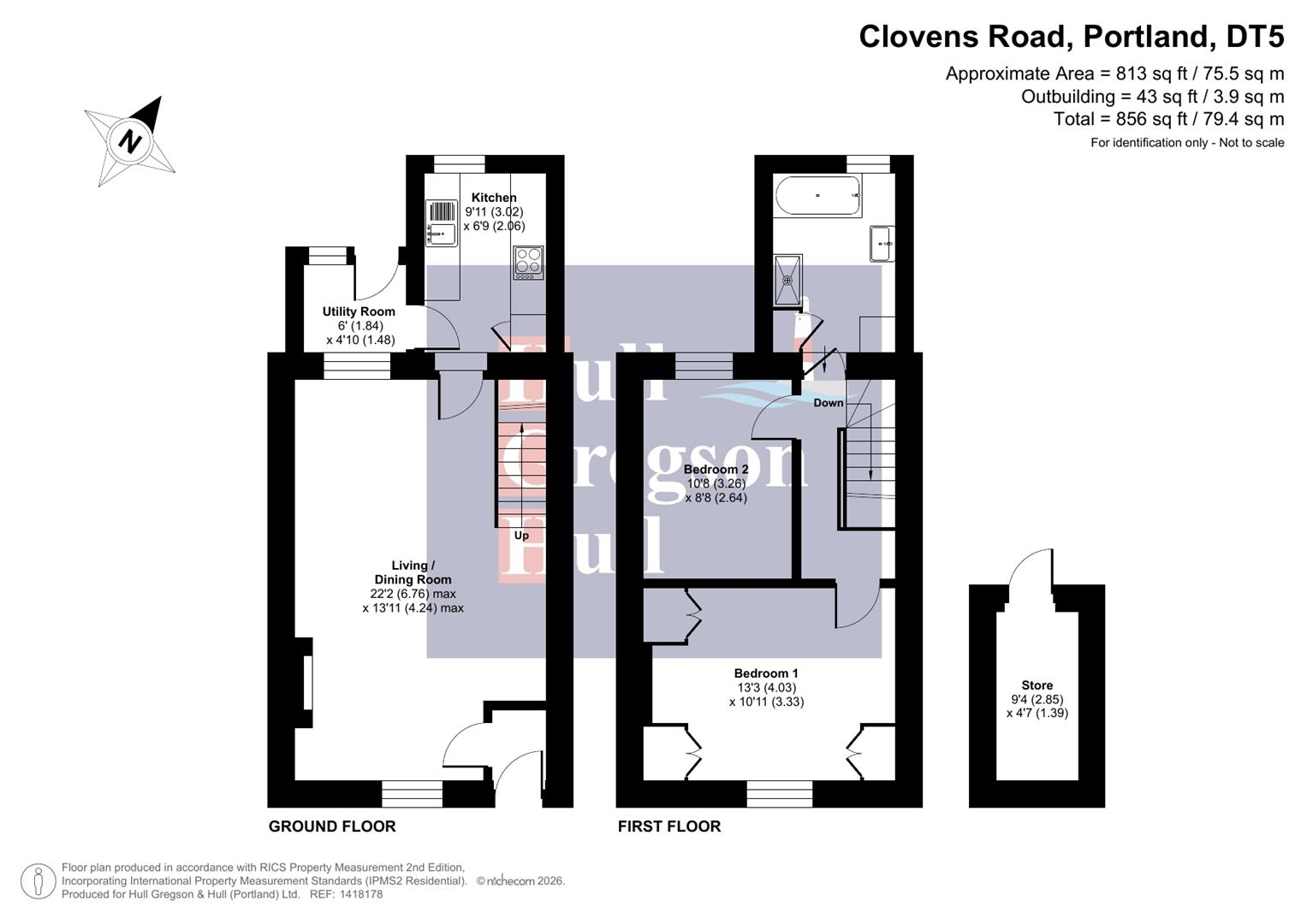 4, Clovens Road, Portland floorplan