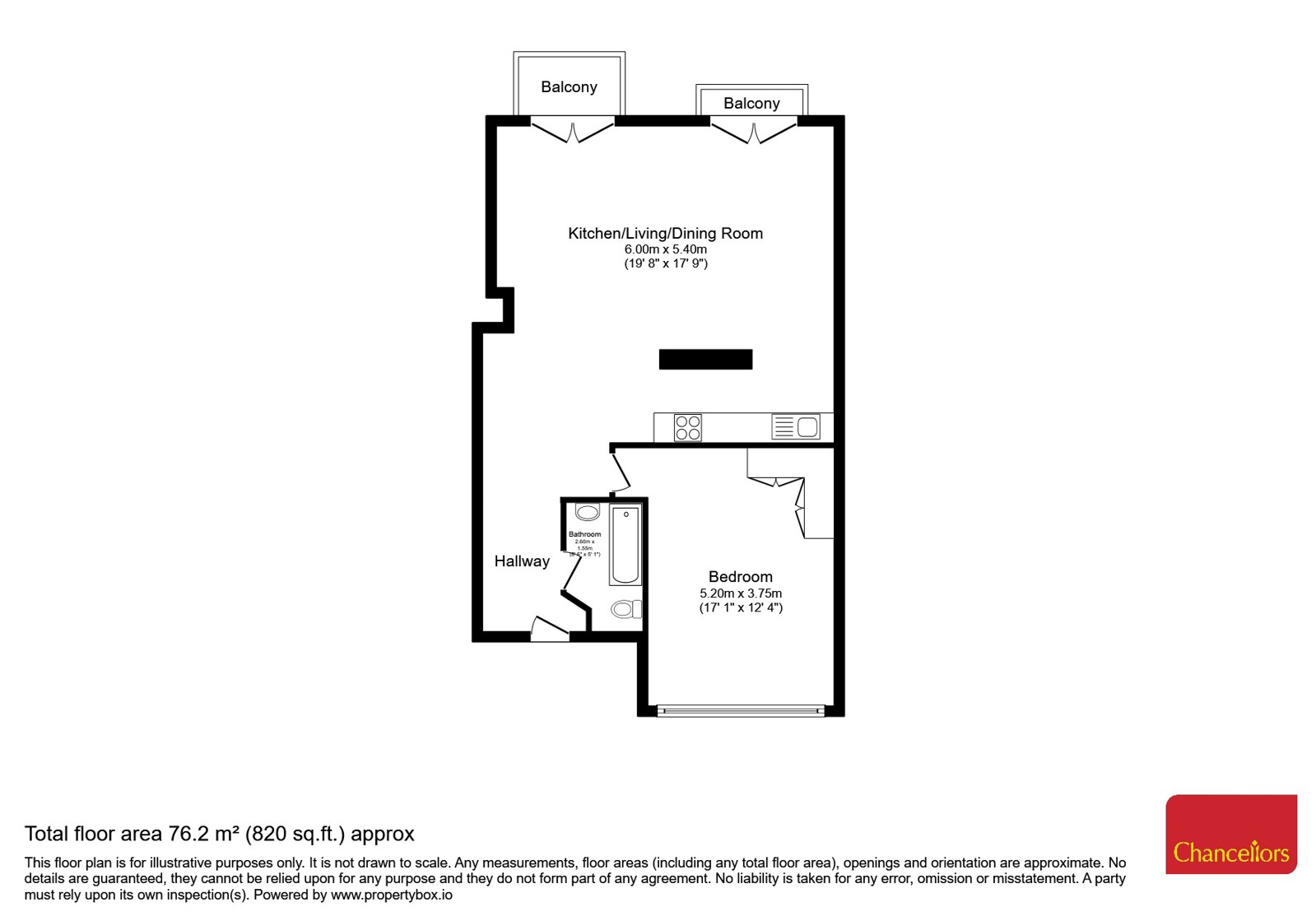 Linden Gardens, London floorplan