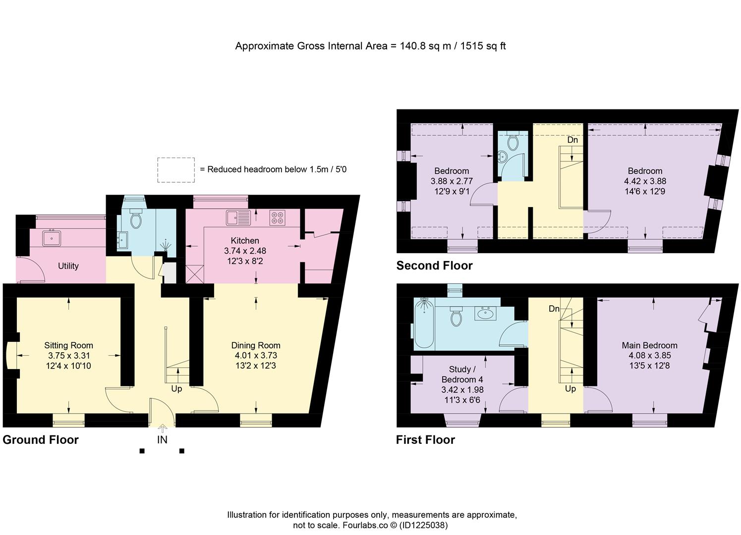 Blenheim Cottage, Townsend, Stroud floorplan