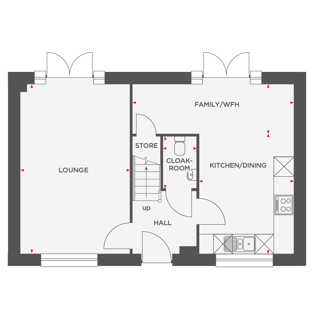 166, Trevemper Road, Newquay floorplan
