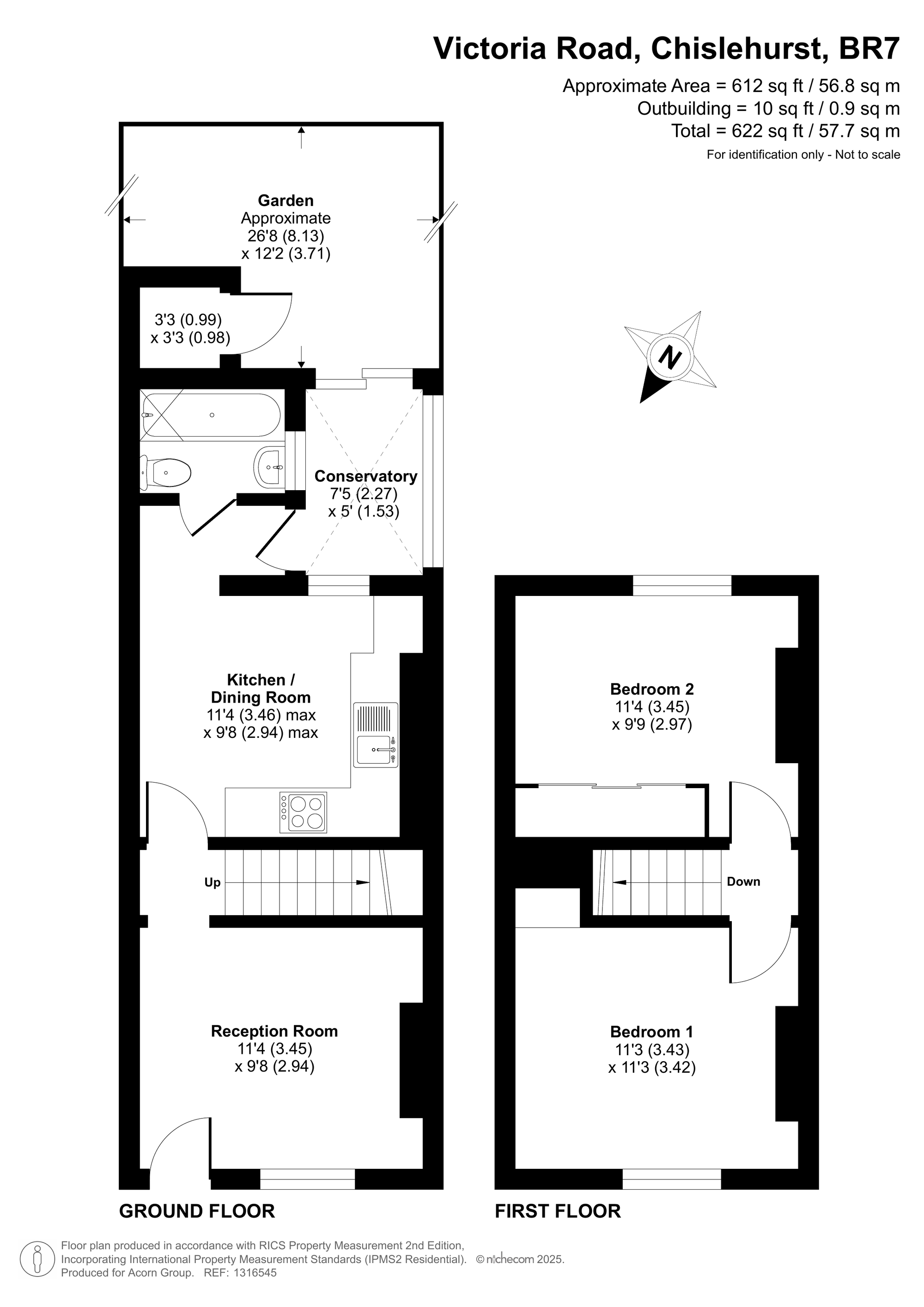 21, Victoria Road, Chislehurst floorplan