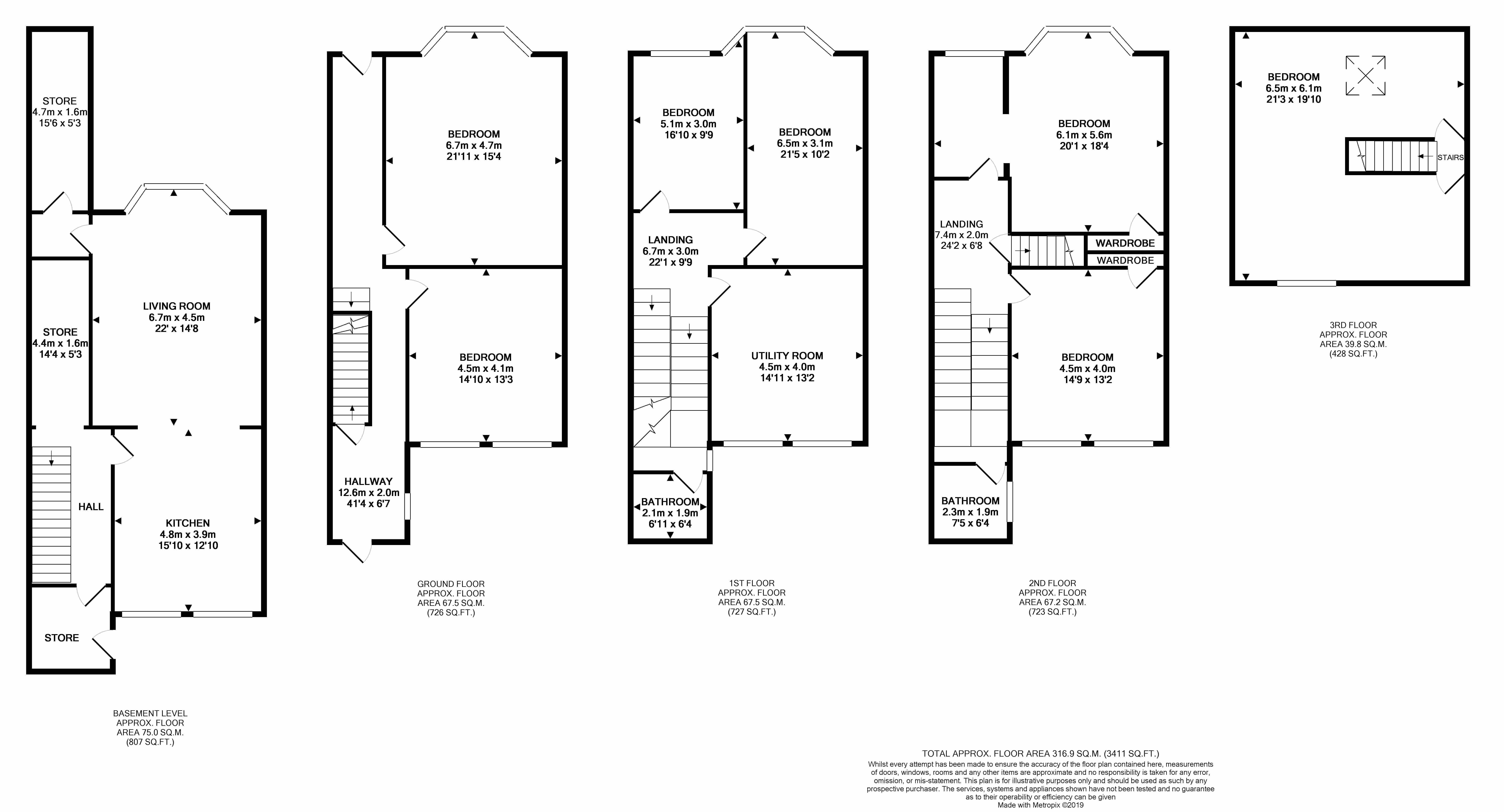 52, Huskisson Street, Merseyside floorplan