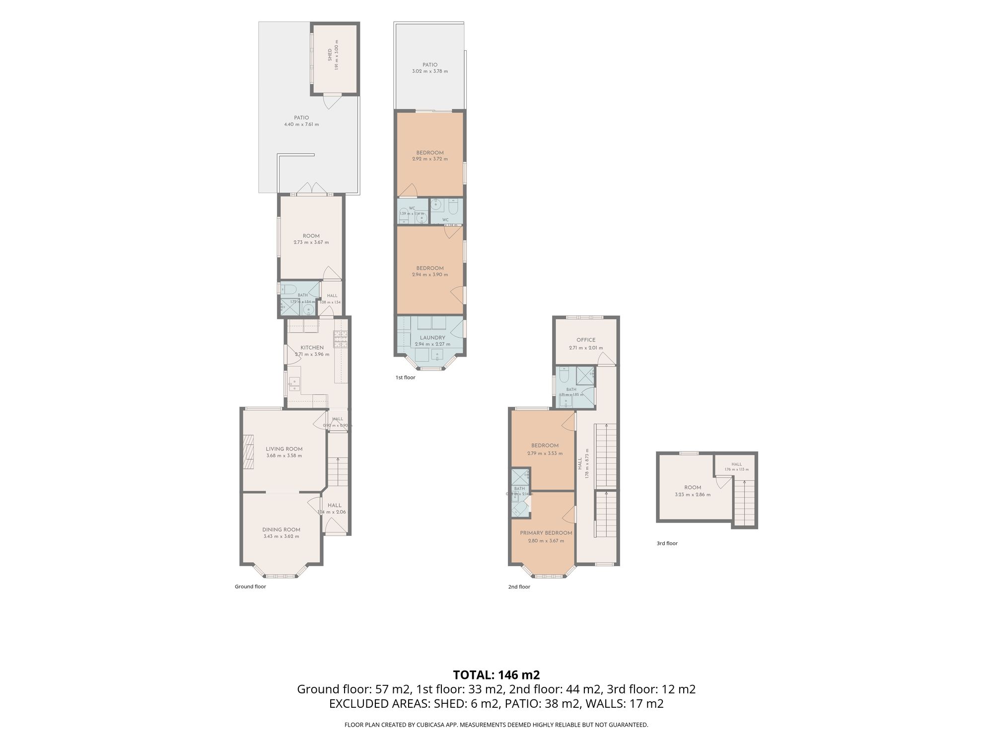 140 Alcester Road, Stratford-Upon-Avon floorplan