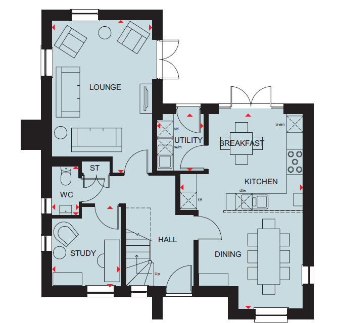 Peglars Way, Wichelstowe, Swindon floorplan