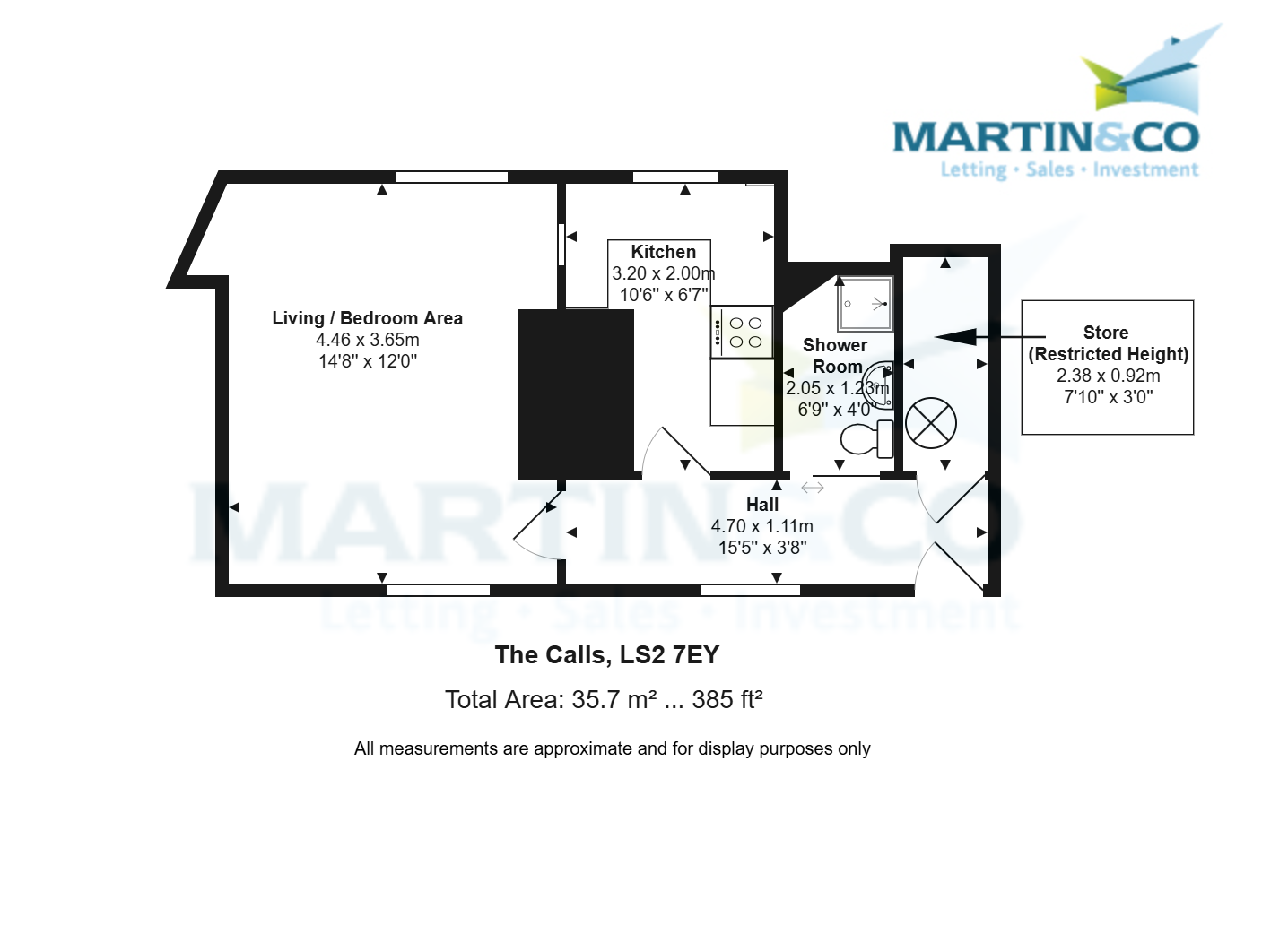 64, The Calls, Leeds floorplan