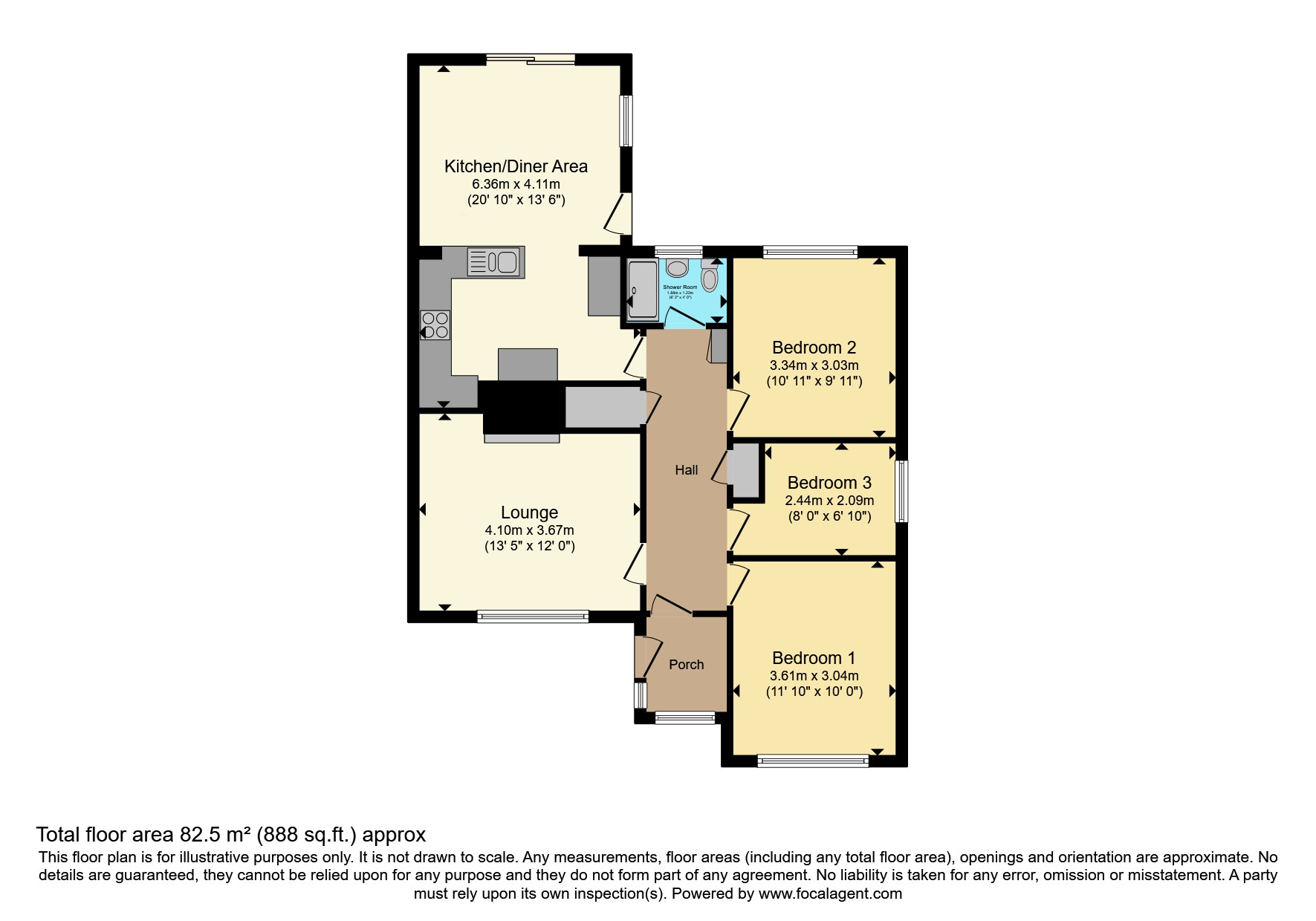 7, Atlantic Close, Cornwall floorplan