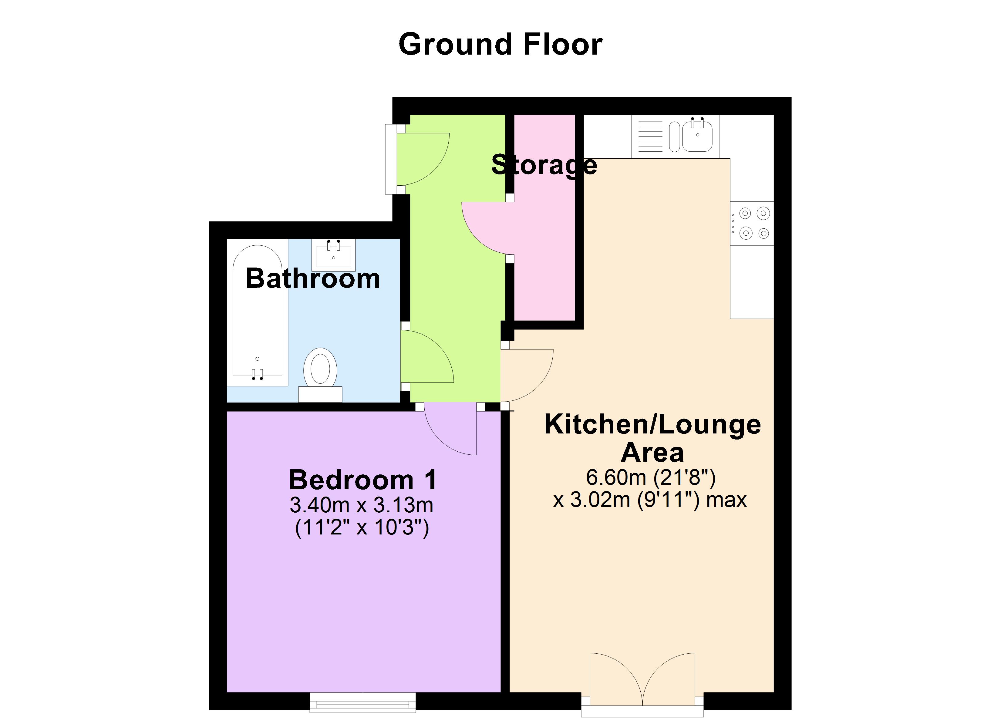 1 Bedrooms Flat for sale in Scampston Drive, East Ardsley, Wakefield WF3