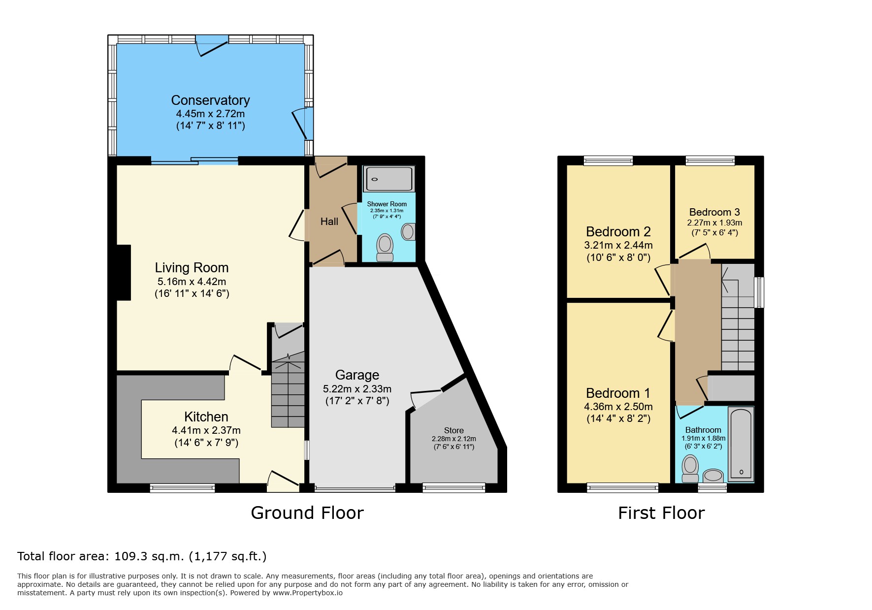 45 Meadow Road, Nuneaton floorplan