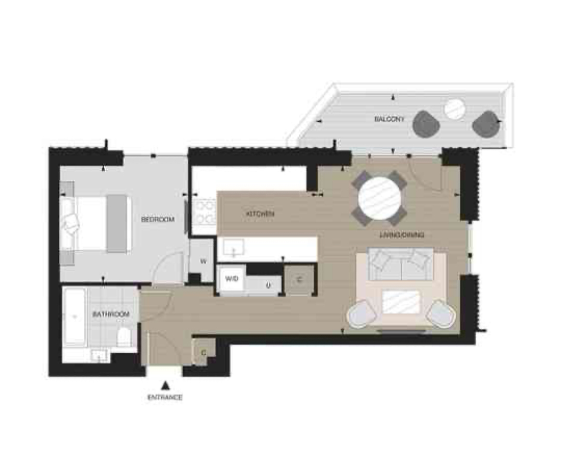 L1702, Cascade Way, London floorplan