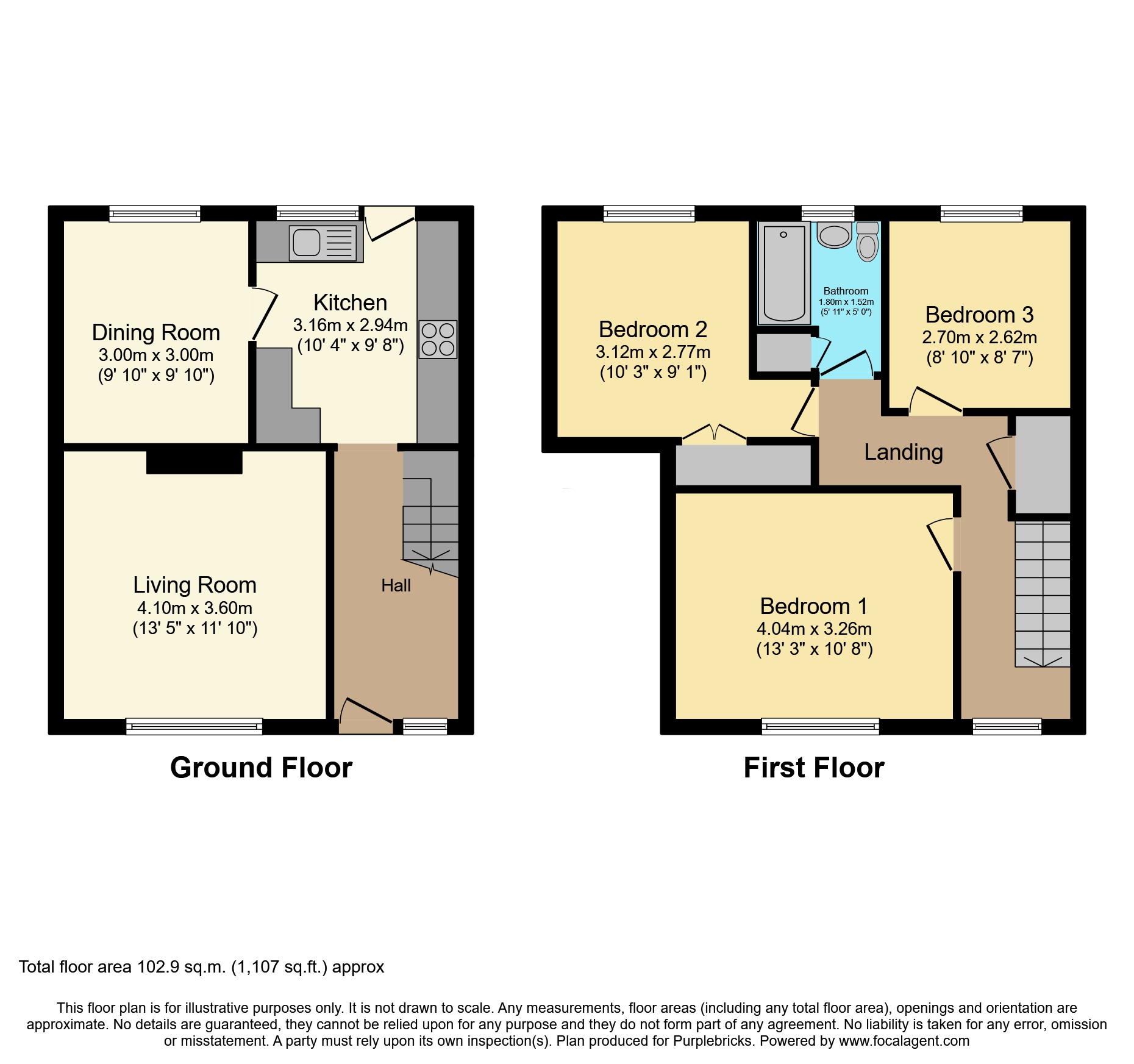59, Malvern Road, St. Helens floorplan