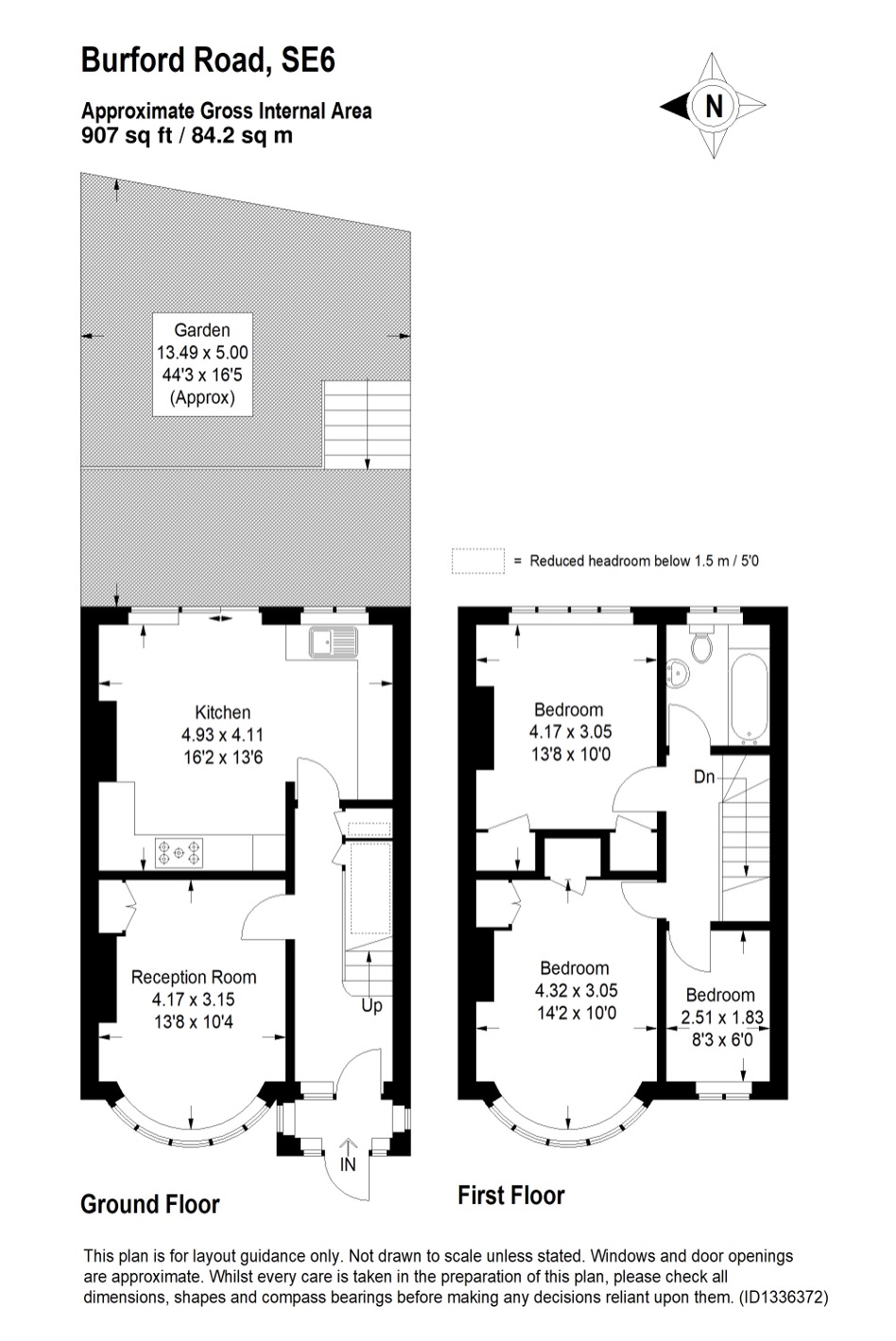 129, Burford Road, London floorplan
