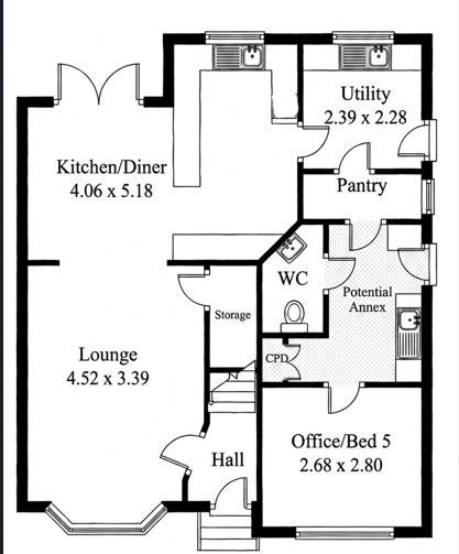 6, Golden Hill Close, Preston floorplan