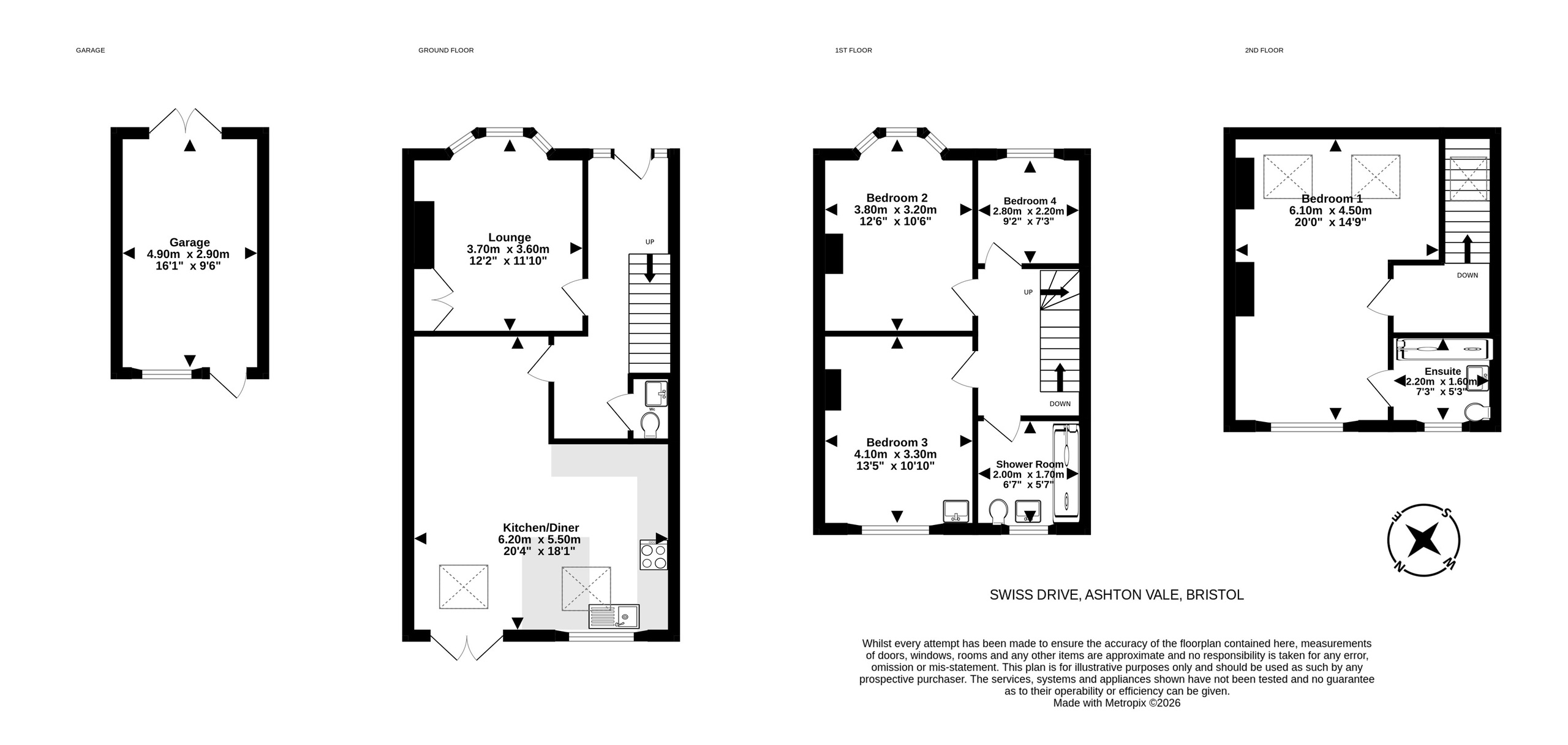 103 Swiss Drive, Bristol floorplan
