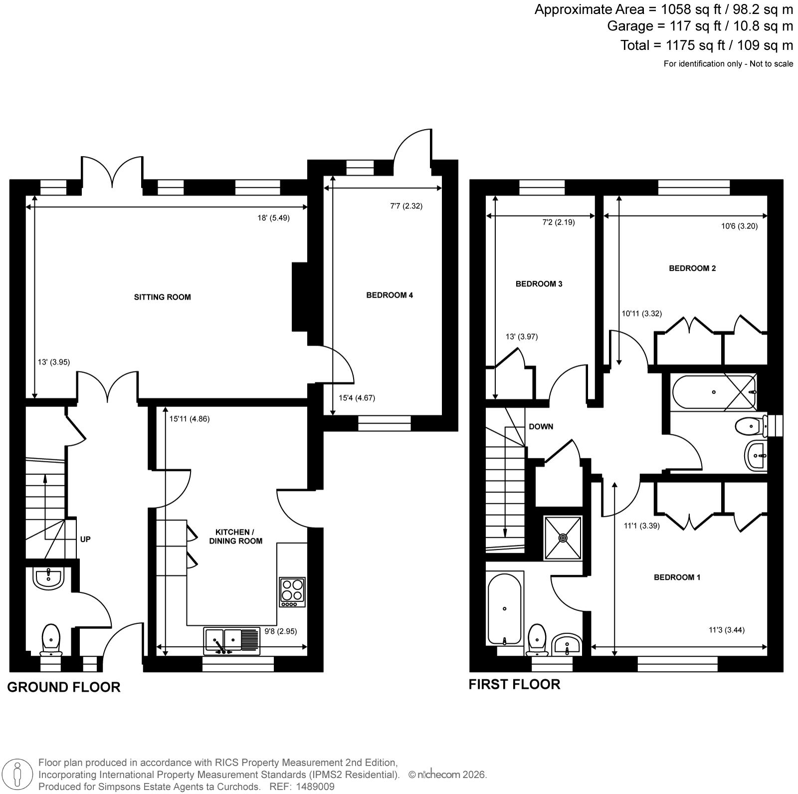 27, Church Road, Surrey floorplan