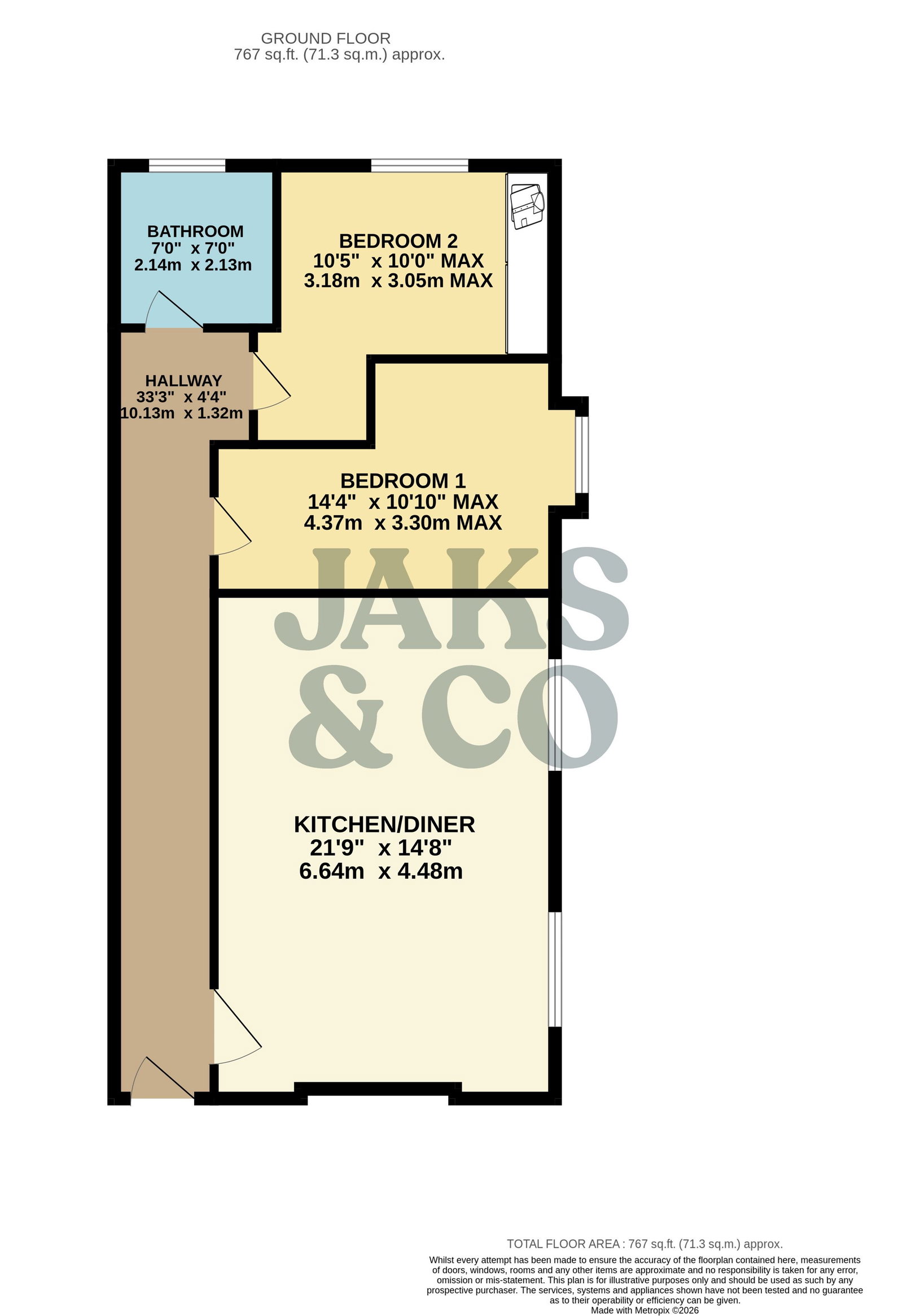 Backford Hall,19, Blencowe Close, Chester floorplan