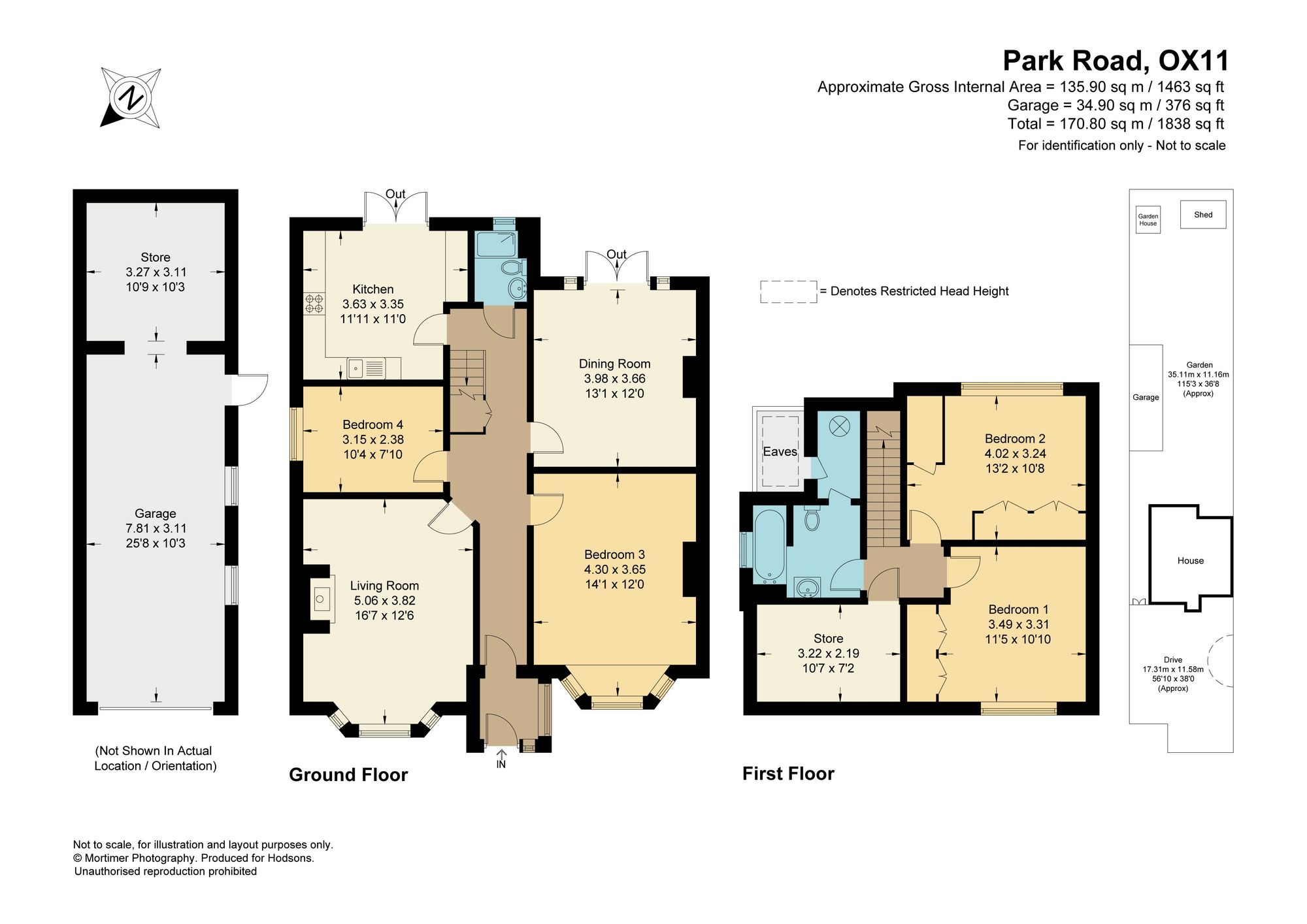 73 Park Road, Didcot floorplan