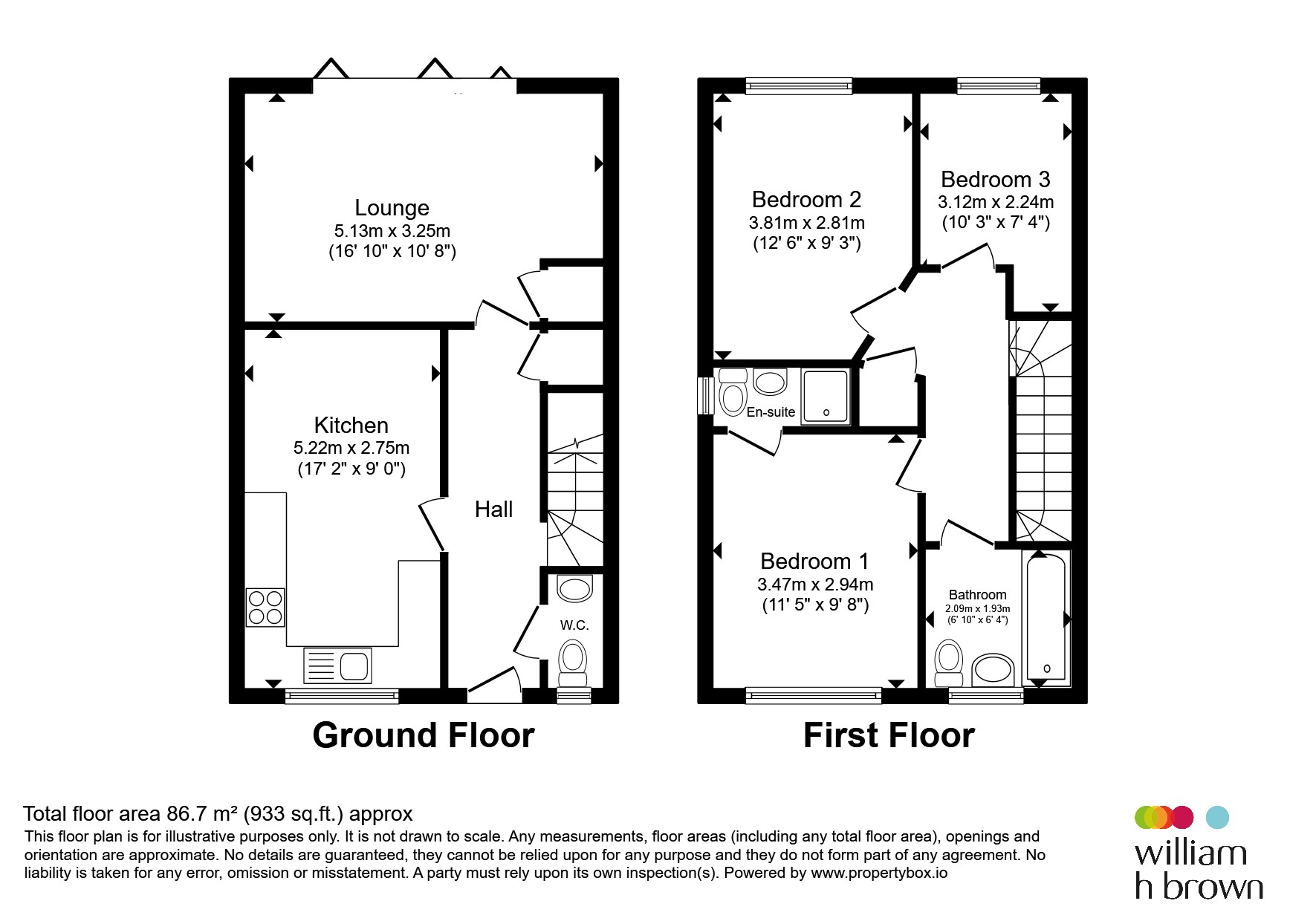 Plot 14, 16, Jubilee Way, Halesworth floorplan