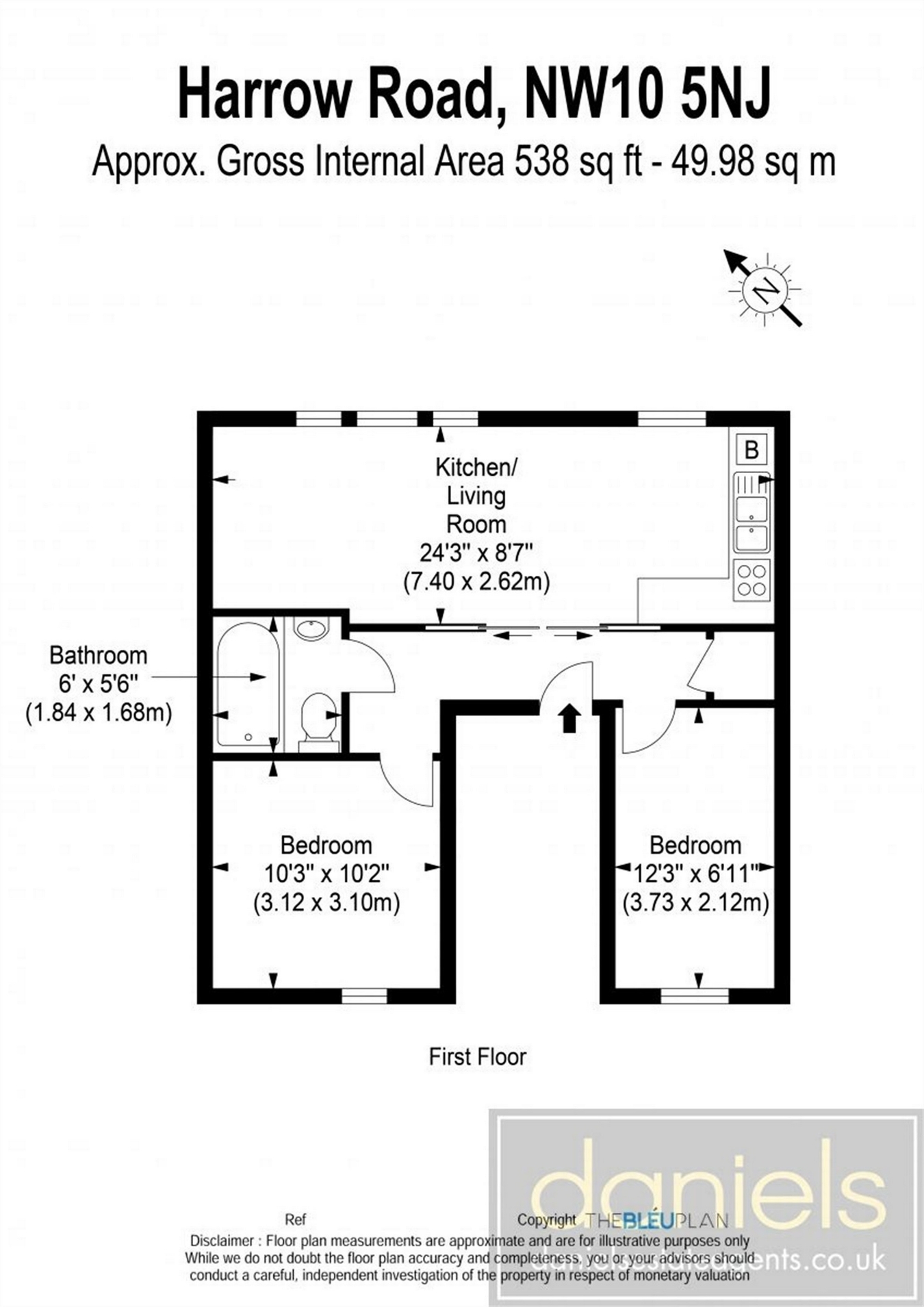 2 Bedrooms Flat for sale in 811-813 Harrow Road, Kensal Green, London NW10