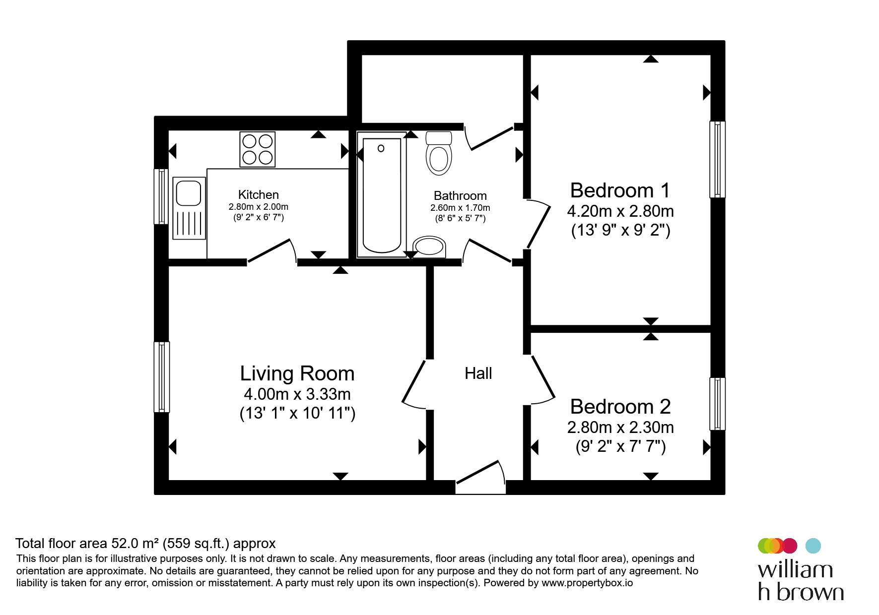 7, Constable Court, Millfield Avenue, York floorplan