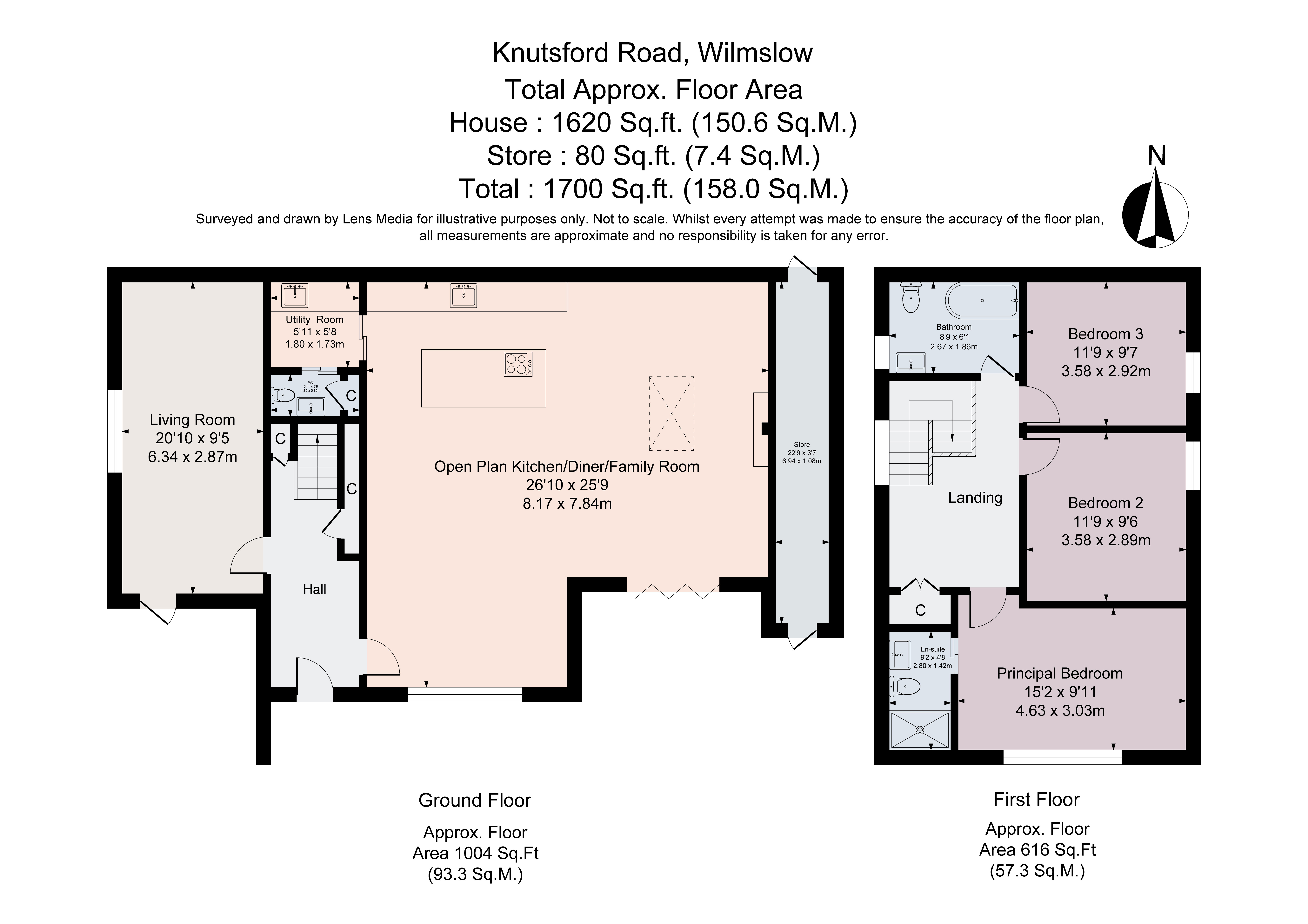 76C, Knutsford Road, Cheshire floorplan