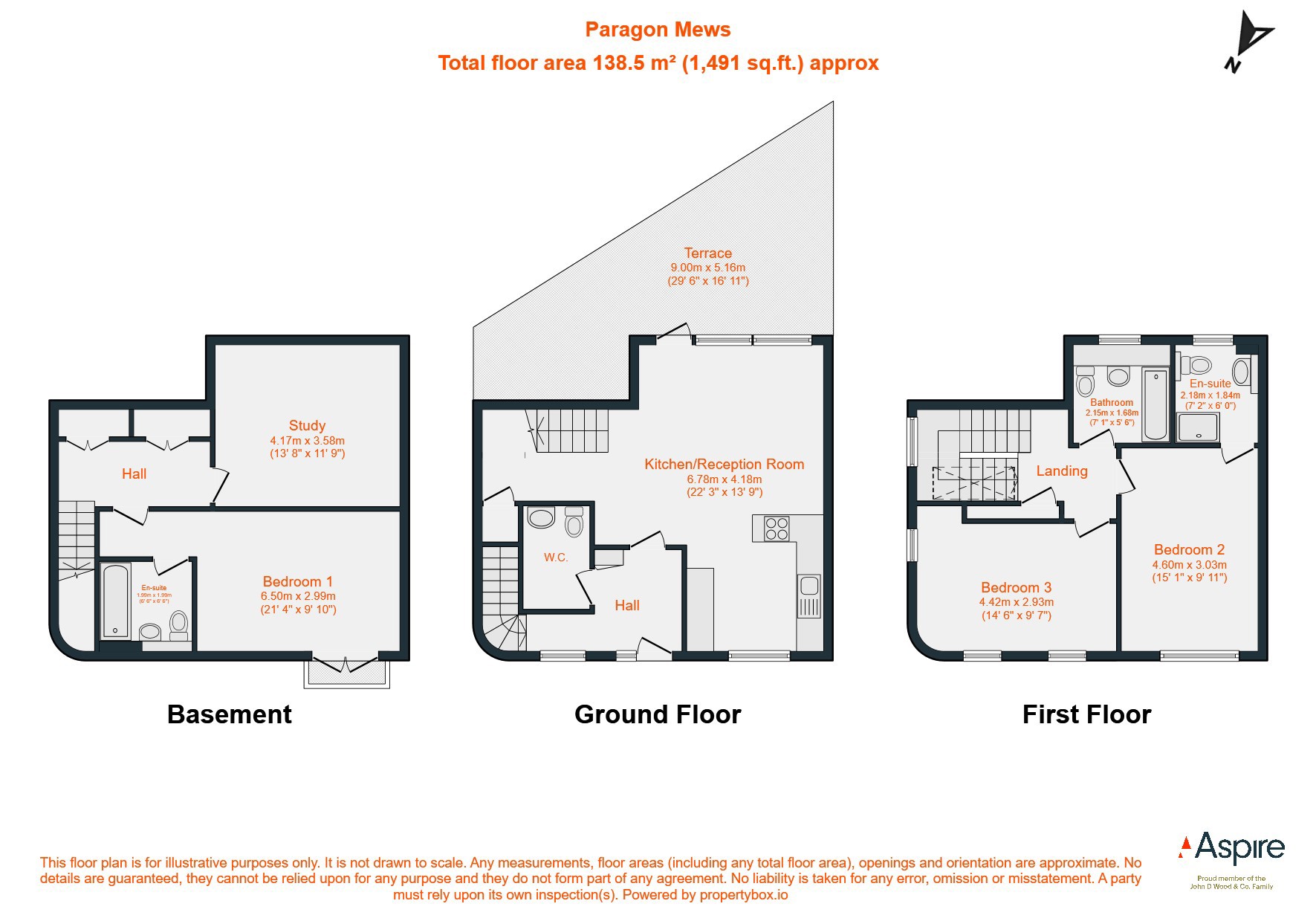 8, Paragon Mews, London floorplan