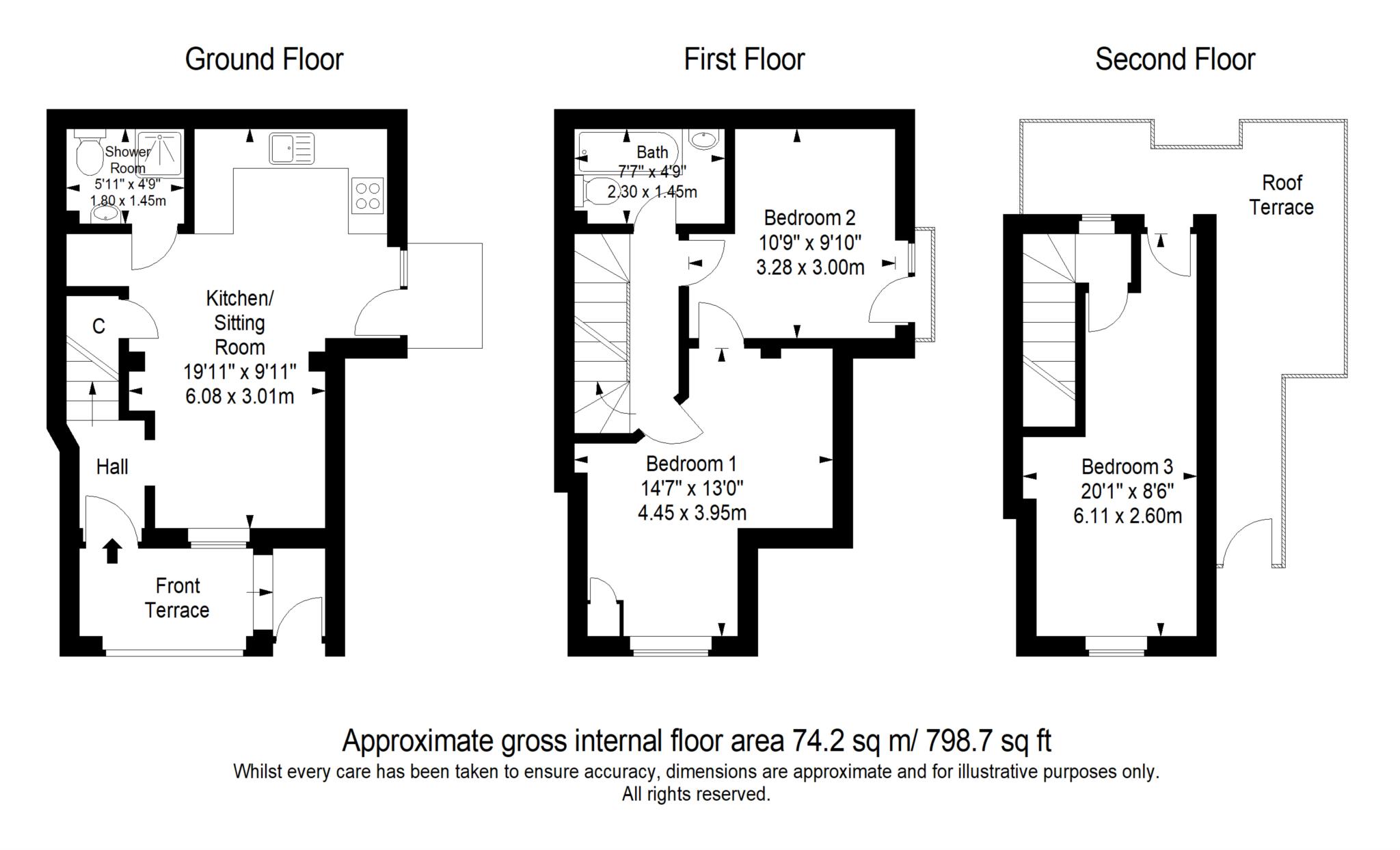 3, St James Gardens, Brighton floorplan