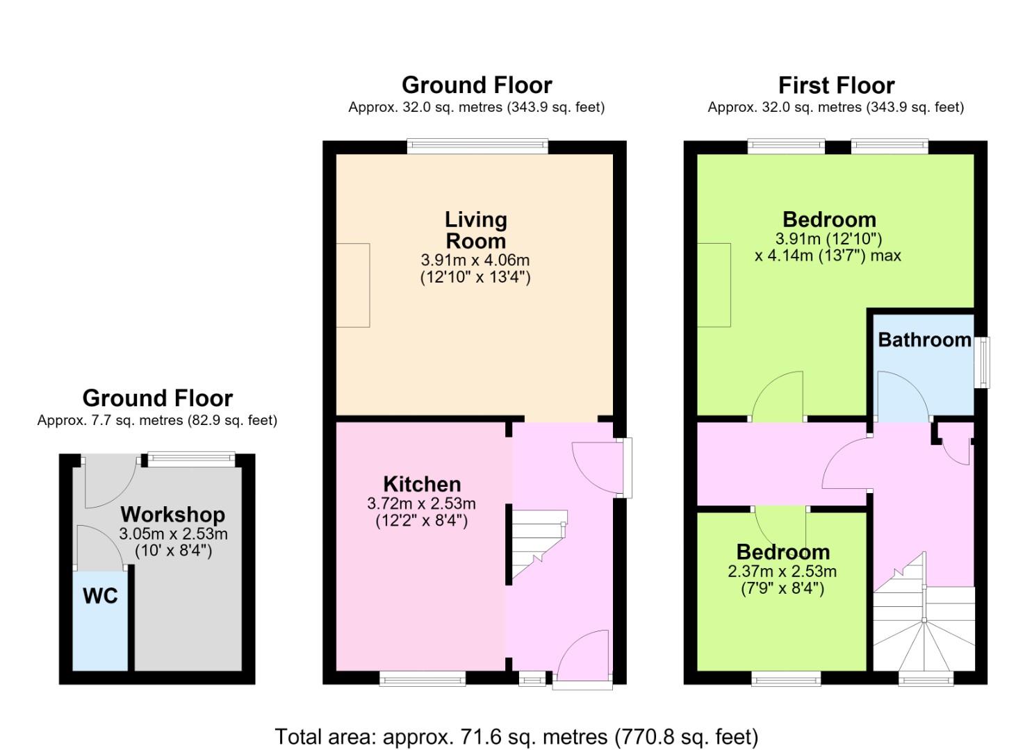 1 Baytree Cottages, The Street, Lancing floorplan