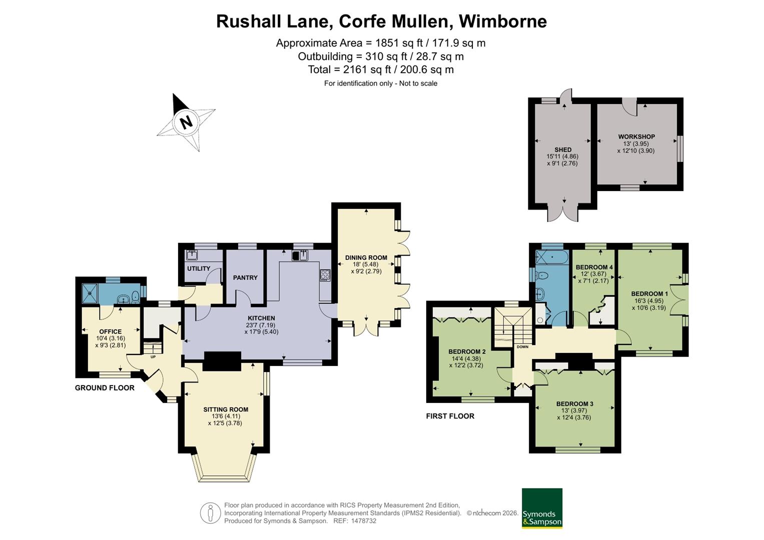Forest Hill Lodge East, Rushall Lane, Wimborne floorplan