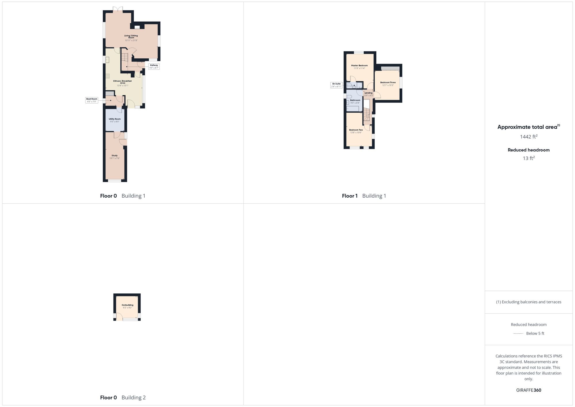 Tidmarsh Lodge, Reading floorplan