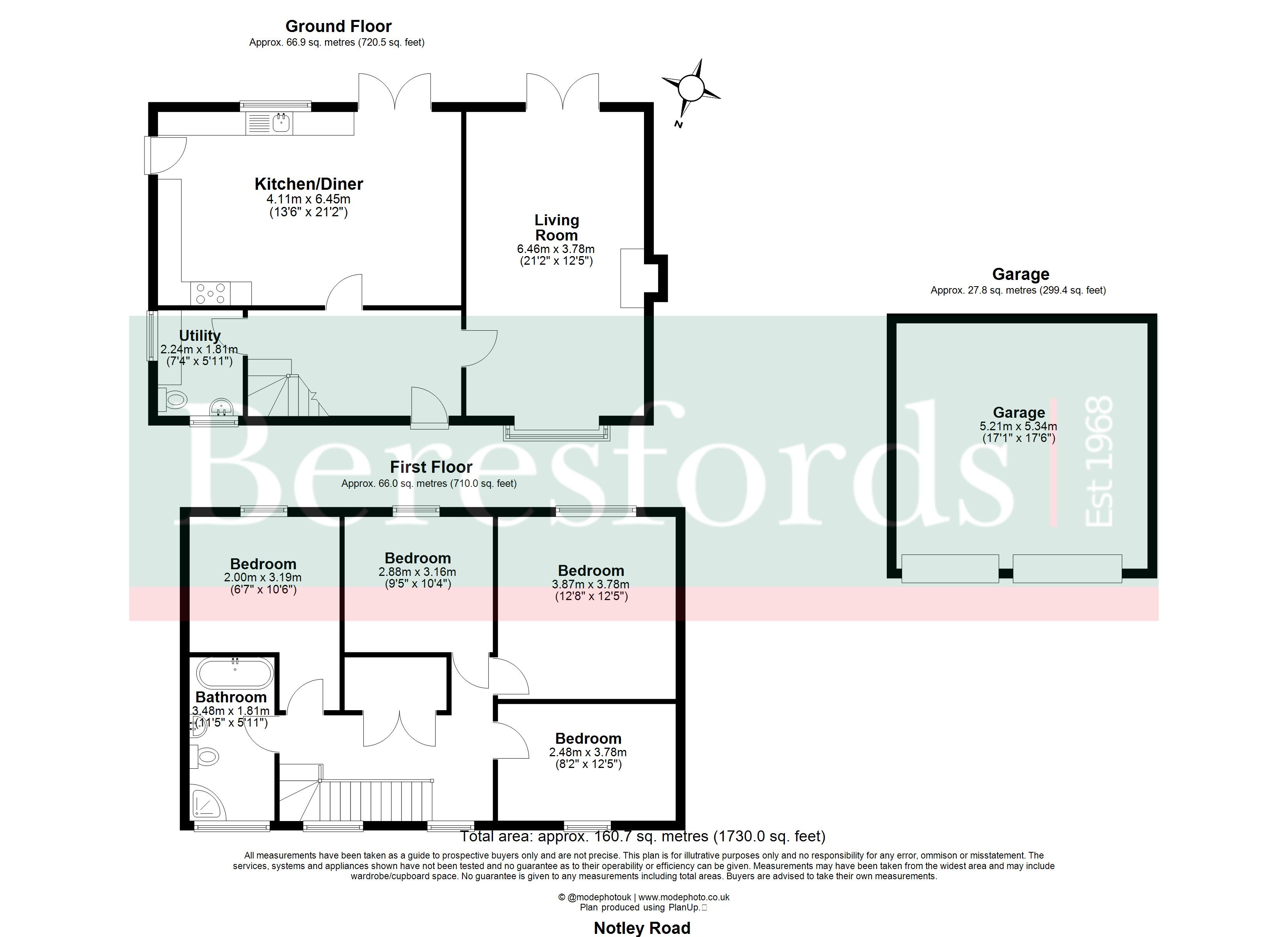 257, Notley Road, Essex floorplan