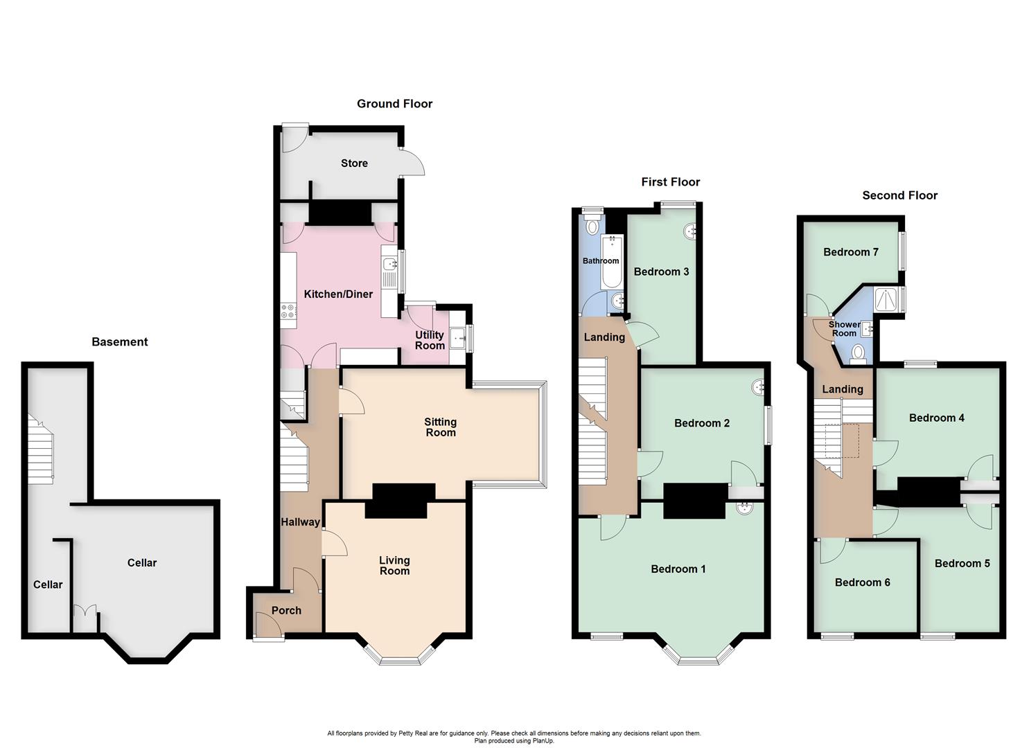 3, Compton Road, Buxton floorplan
