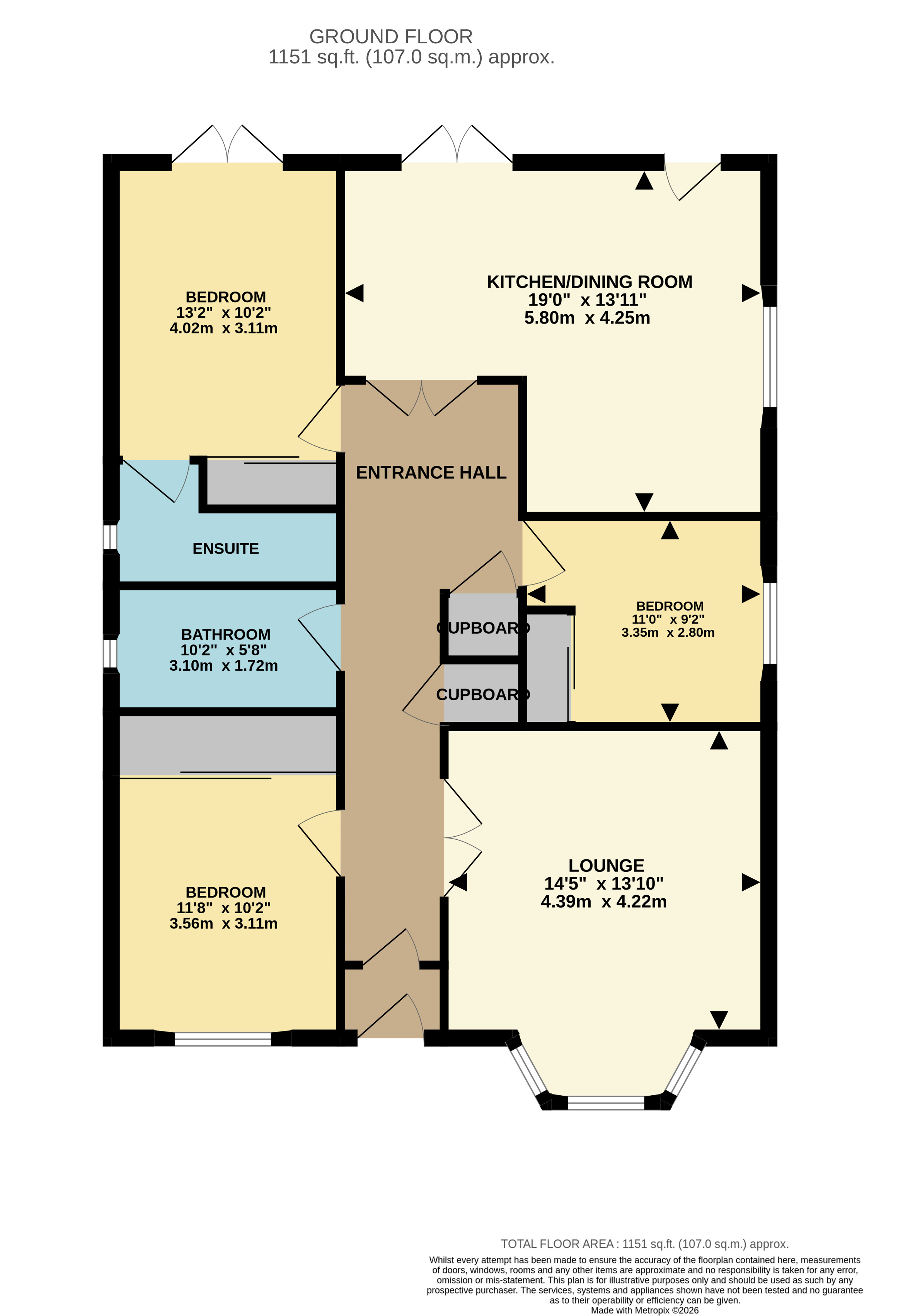 5, Cypress Lane, Fife floorplan