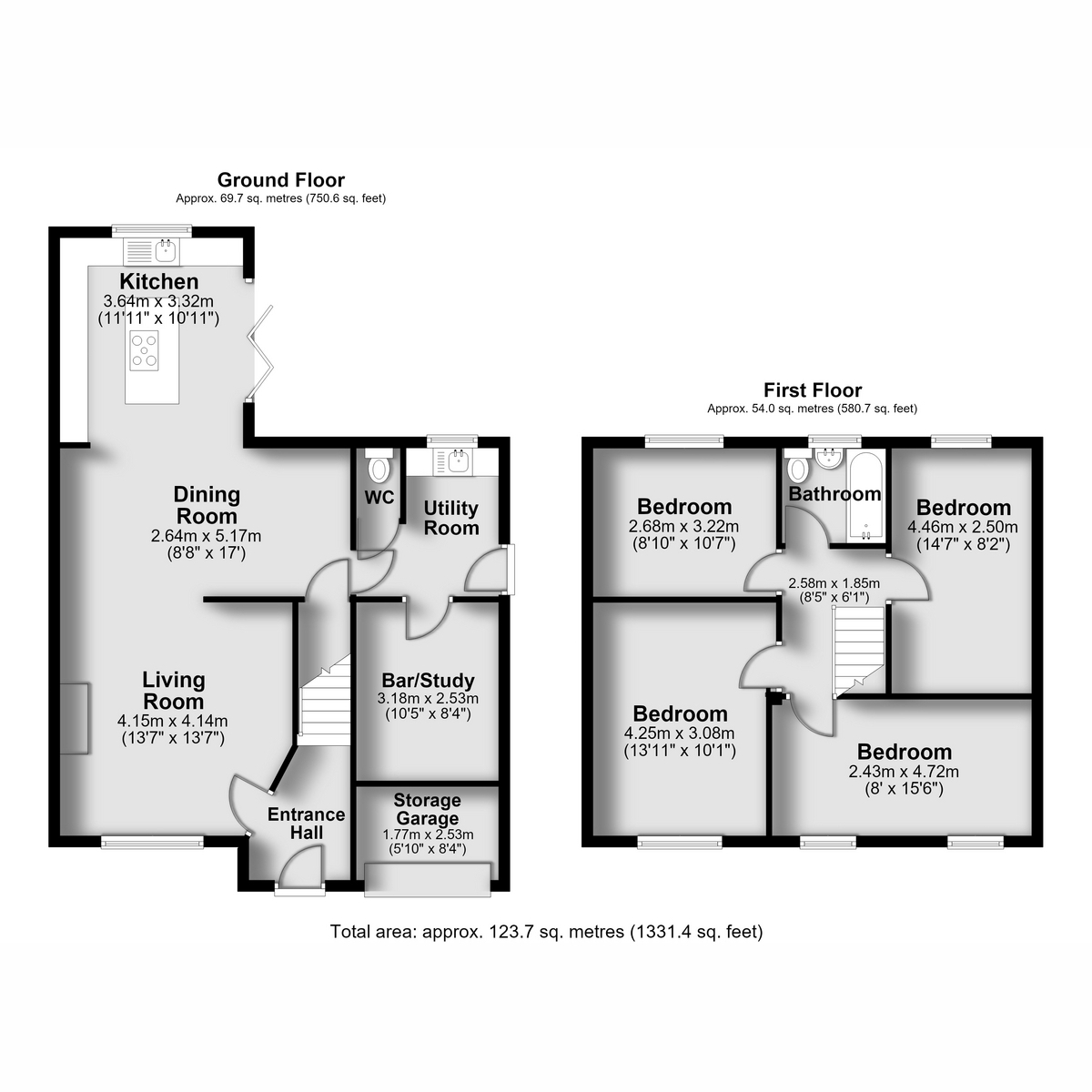 Strathglen Close, Nottingham floorplan
