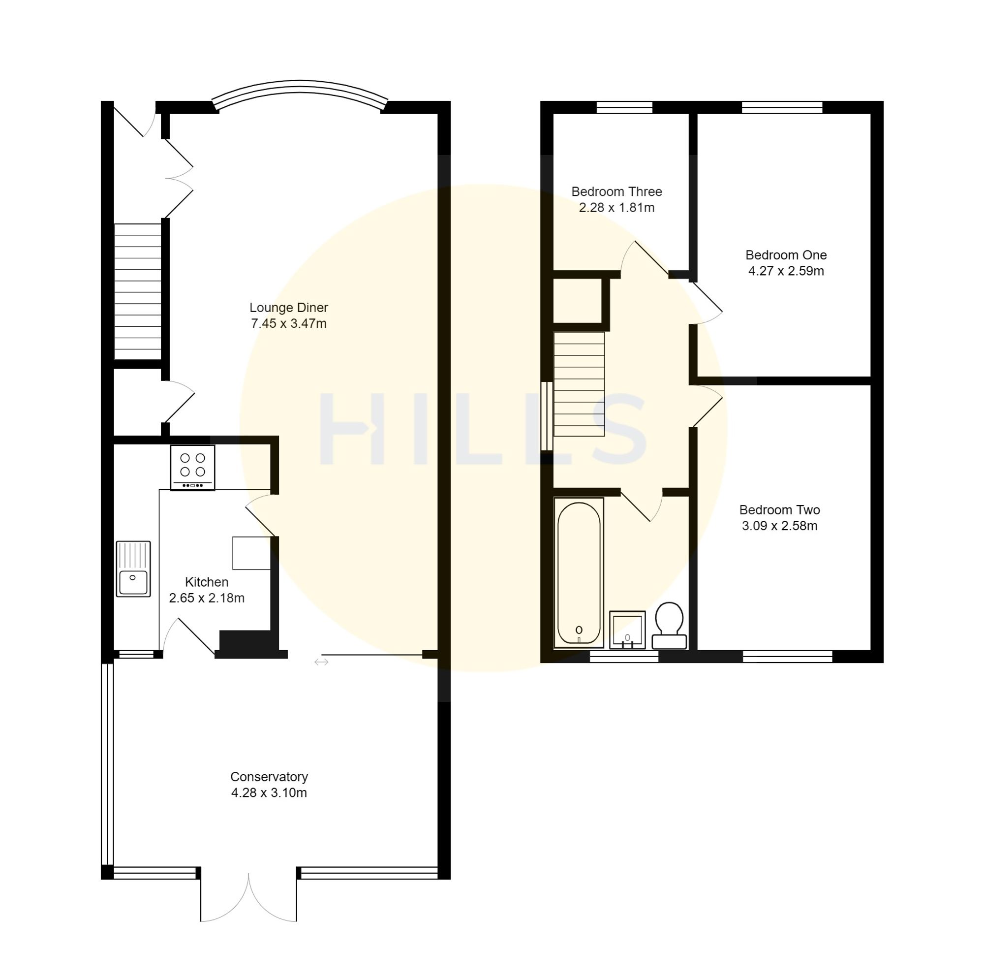 19 Ullswater Road, Manchester floorplan